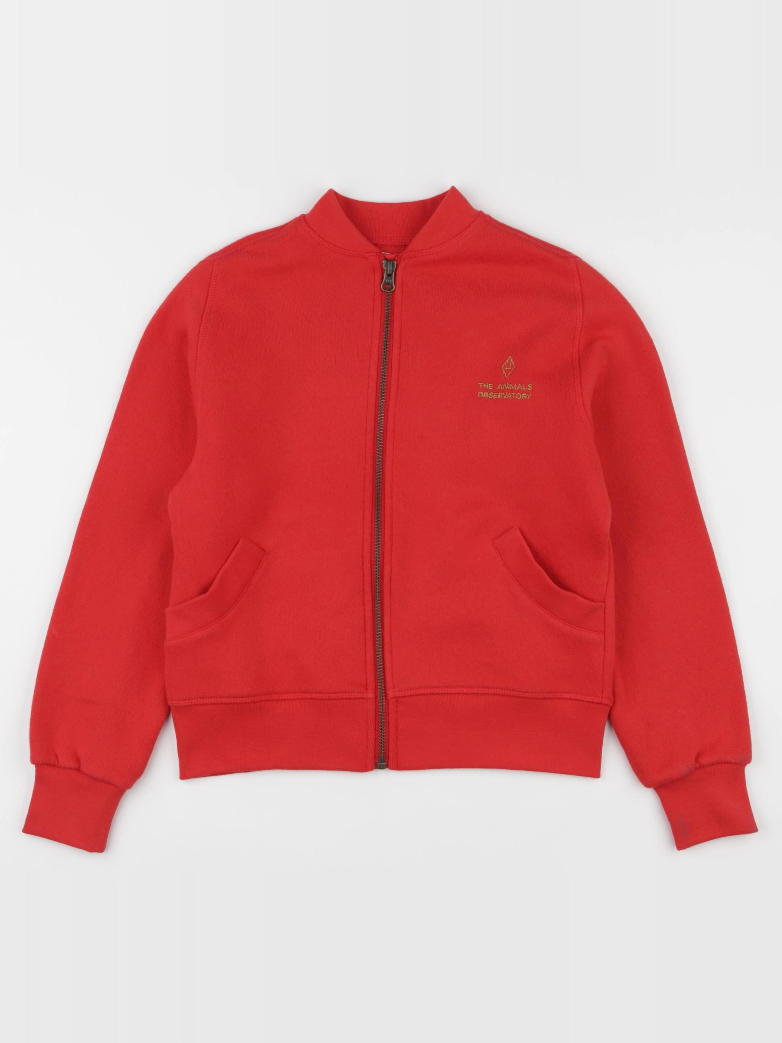 The animals observatory - sweat imprimé au dos rouge - 8 ans