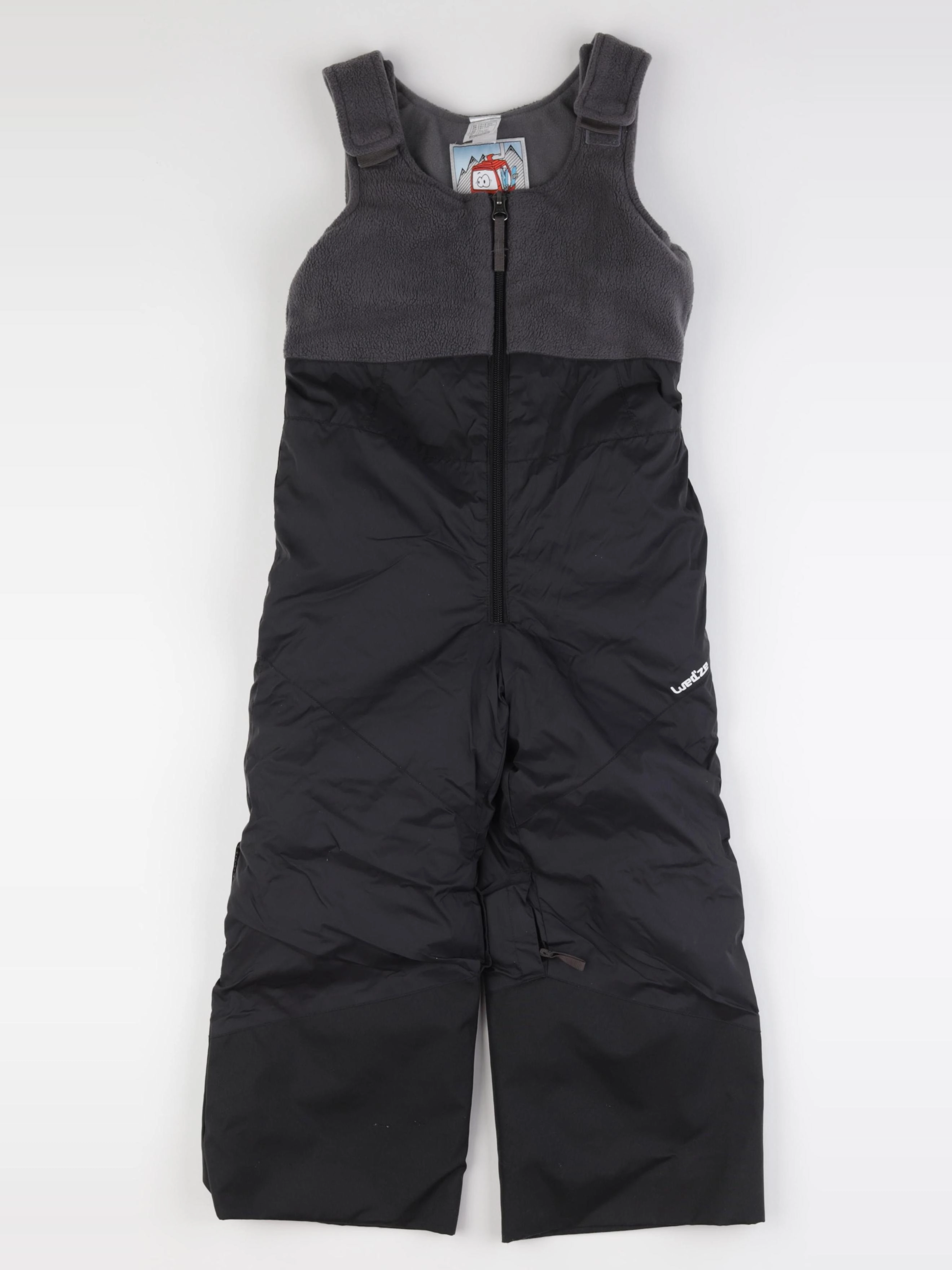 Decathlon ski - combinaison de ski gris, noir - 3/4 ans