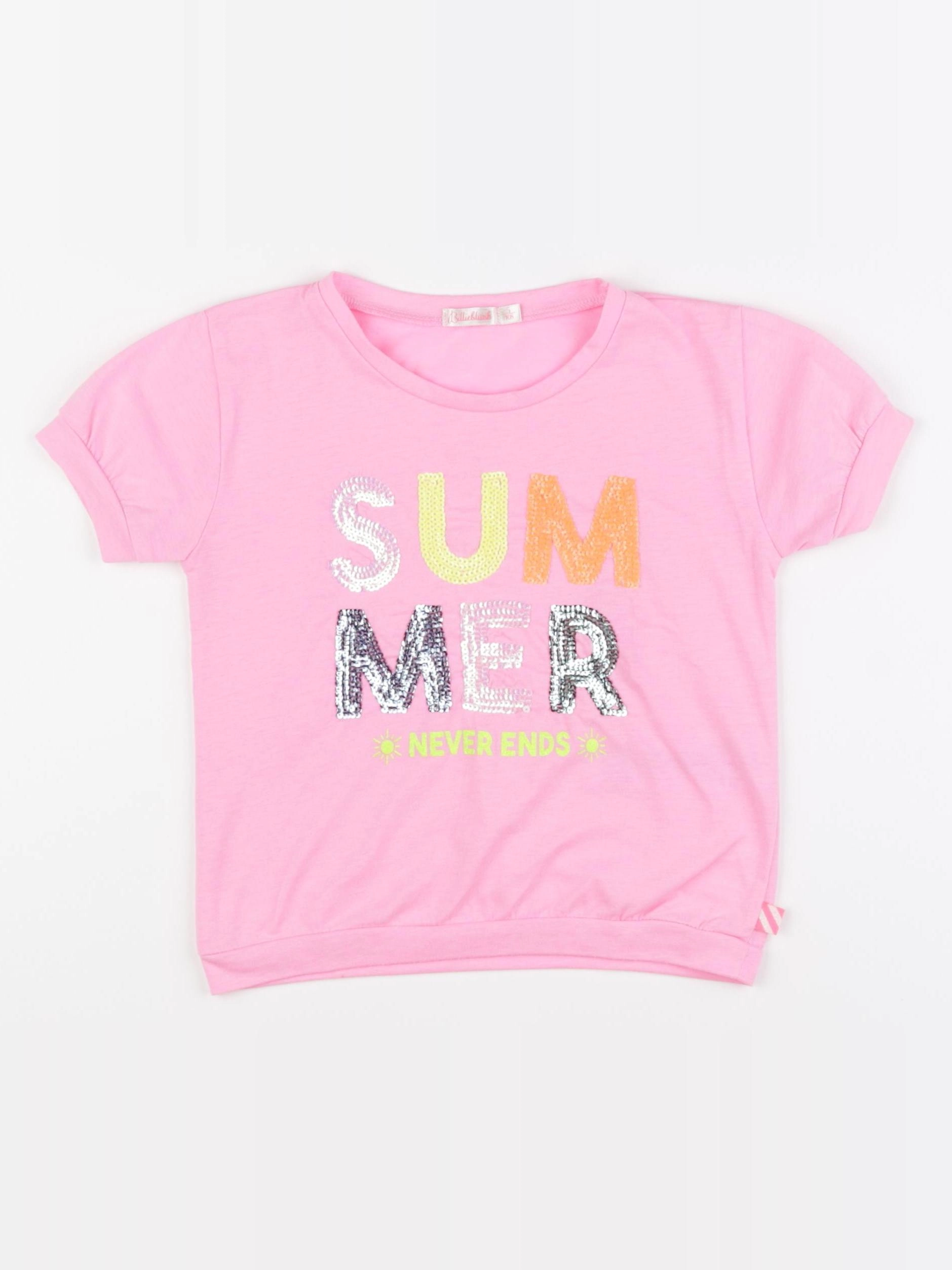 Billie Blush - tee-shirt rose - 5 ans