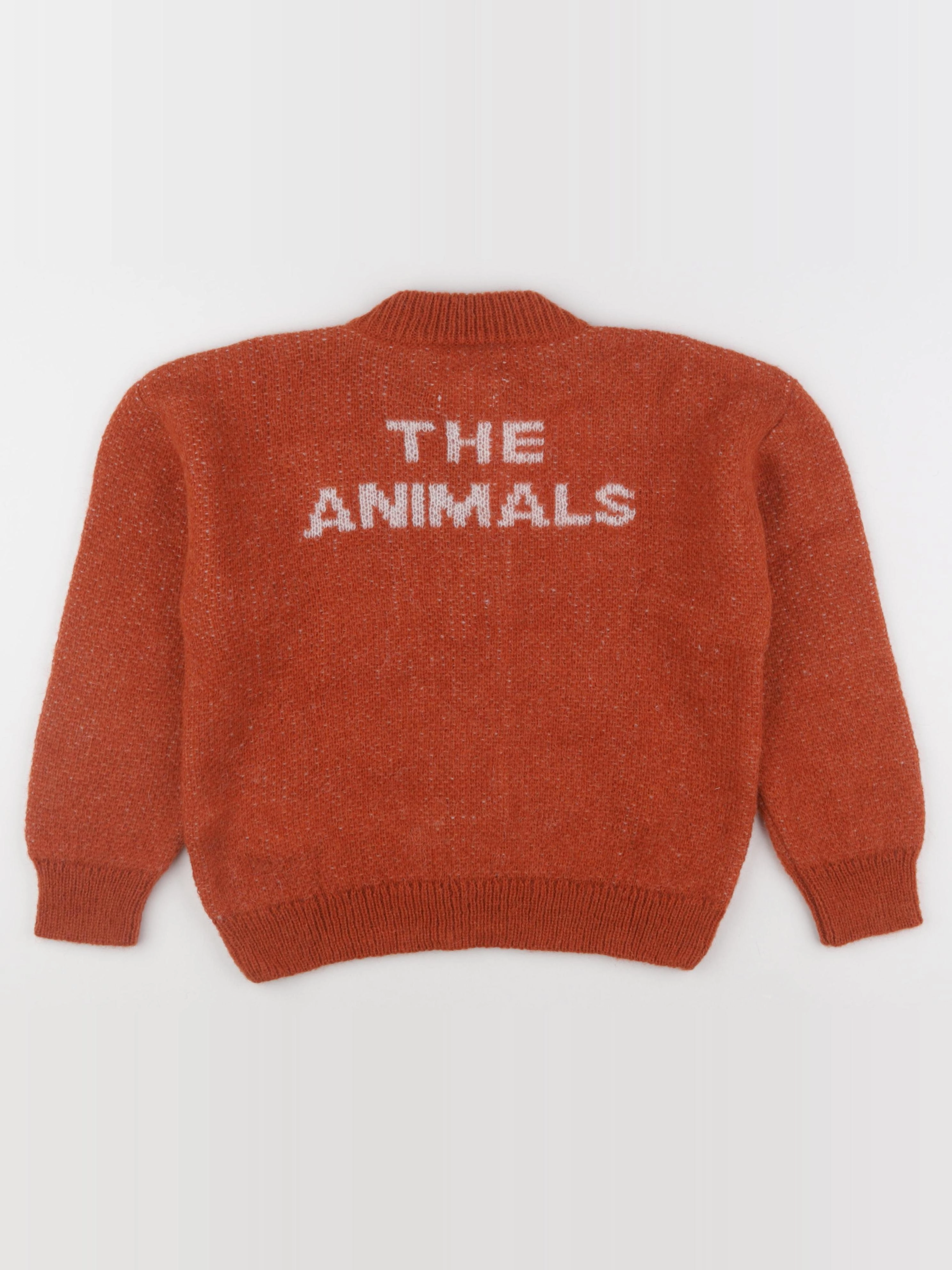The animals observatory - Plain Toucan Cardigan Deep Orange - 6 ans