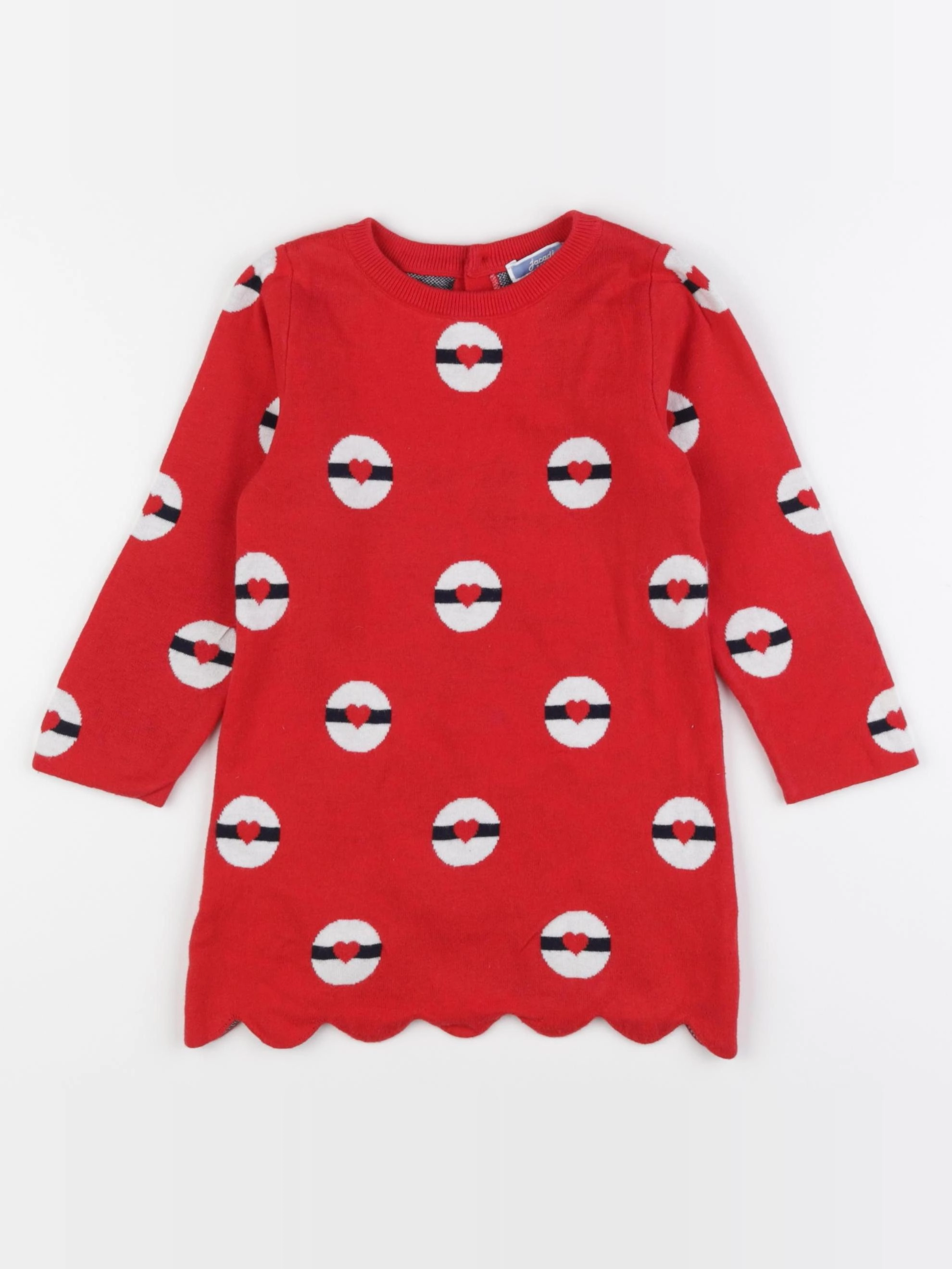 Jacadi - robe rouge - 24 mois