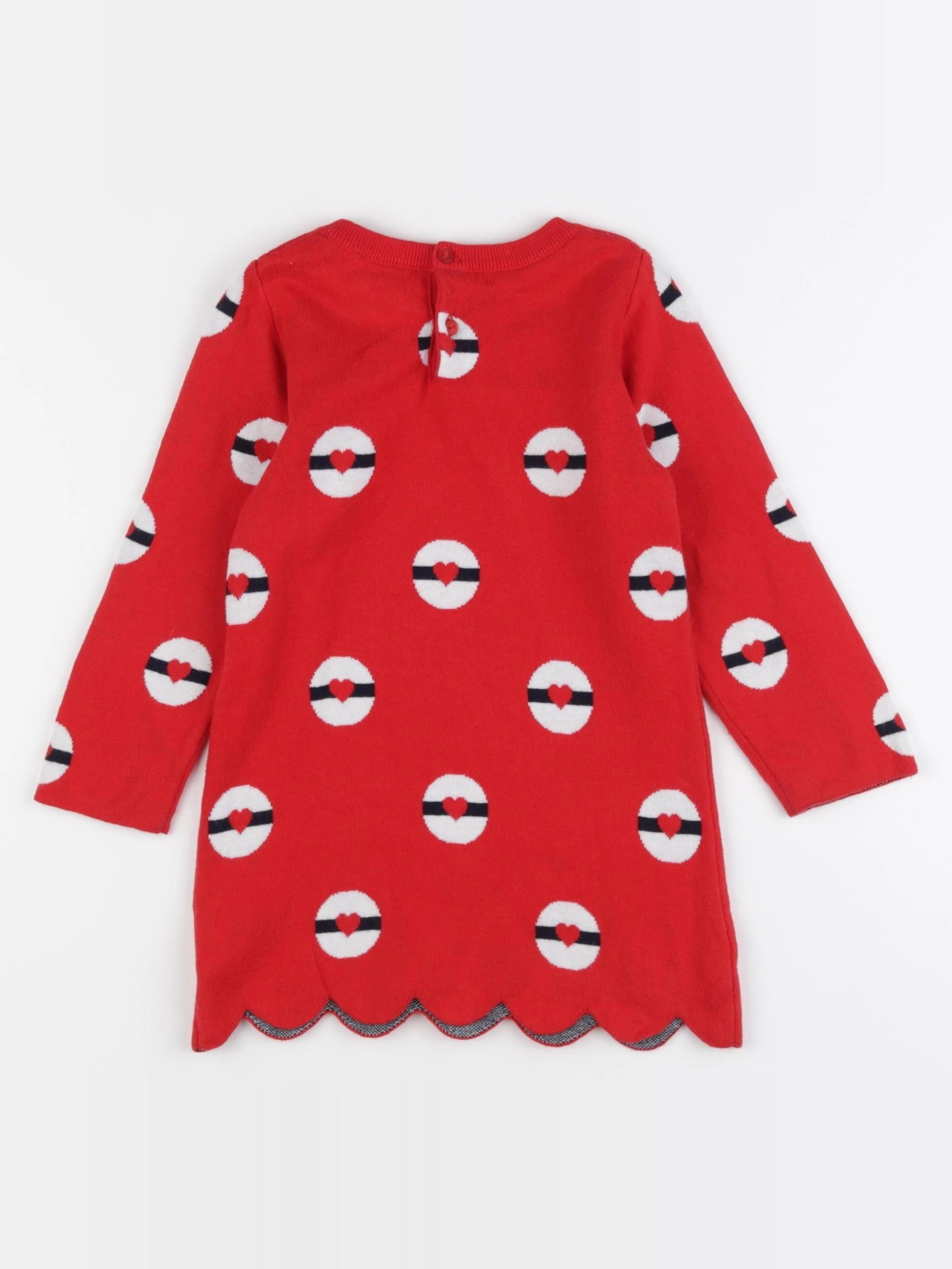 Jacadi - robe rouge - 24 mois
