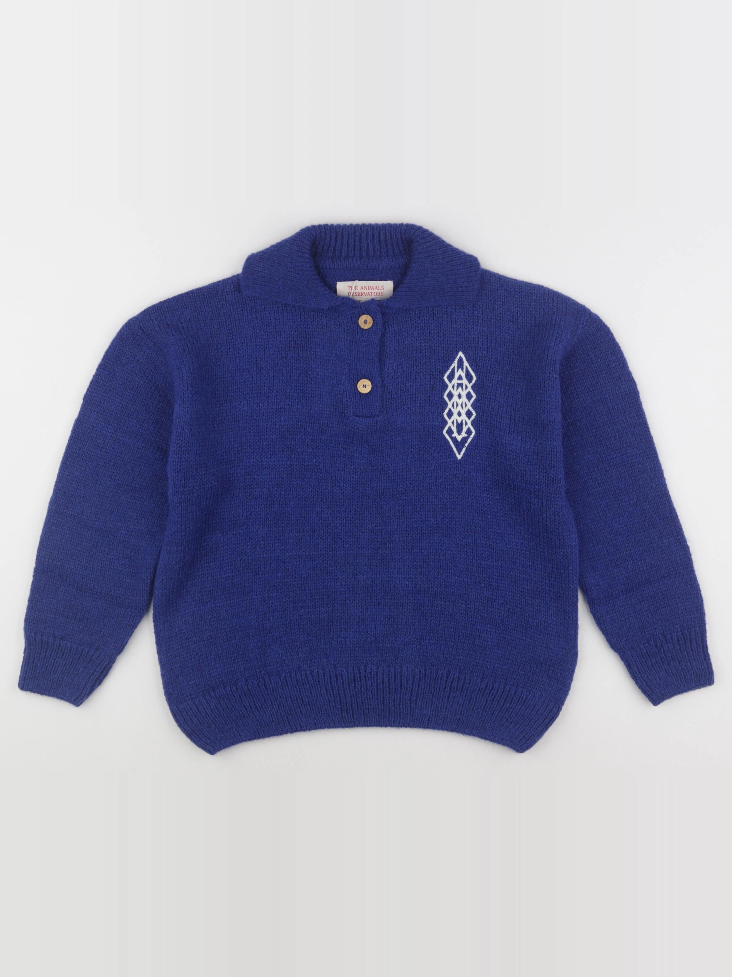 The animals observatory - Raven Kids Sweater Blue - 6 ans