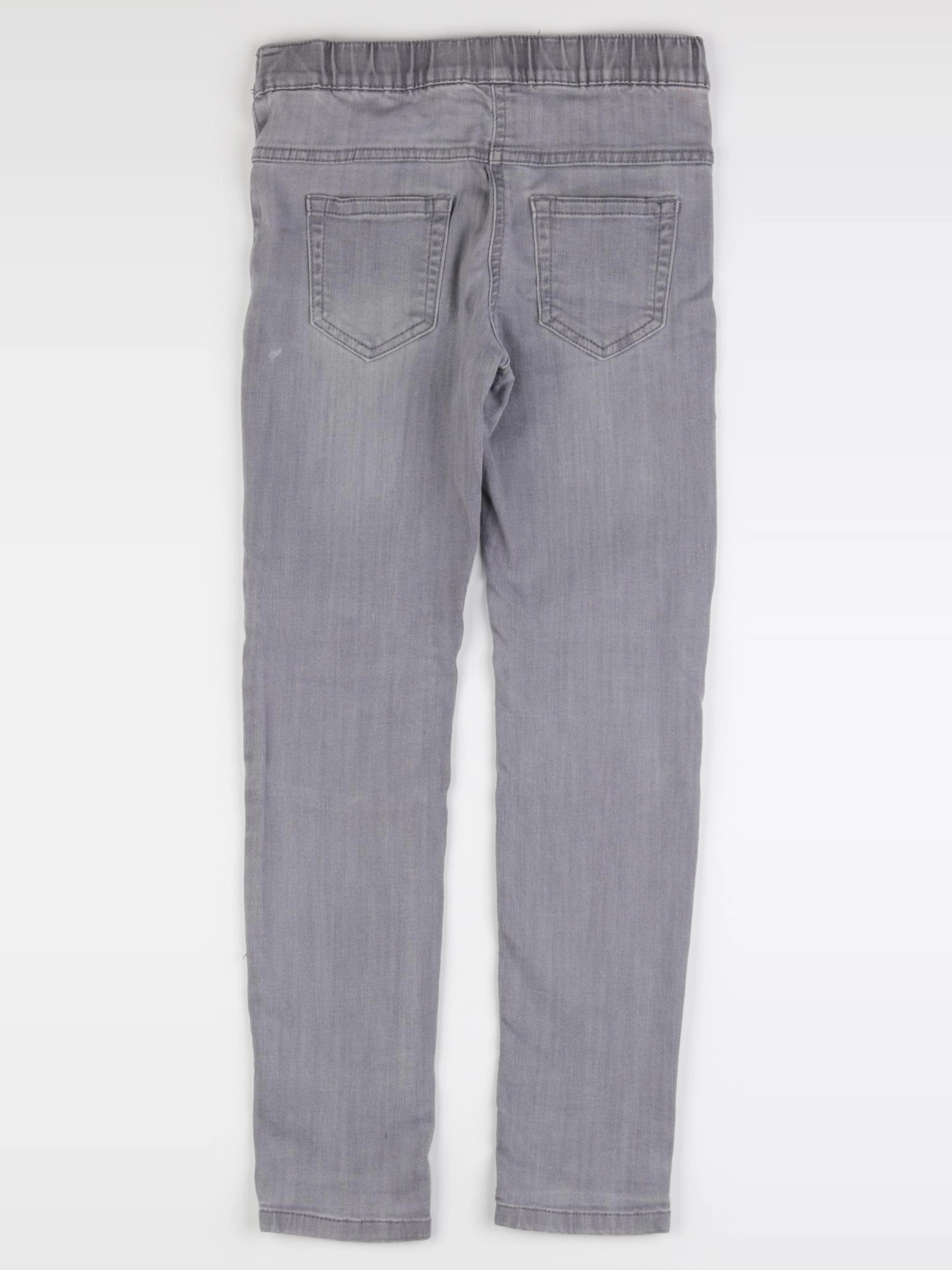Vertbaudet - jegging gris - 9 ans
