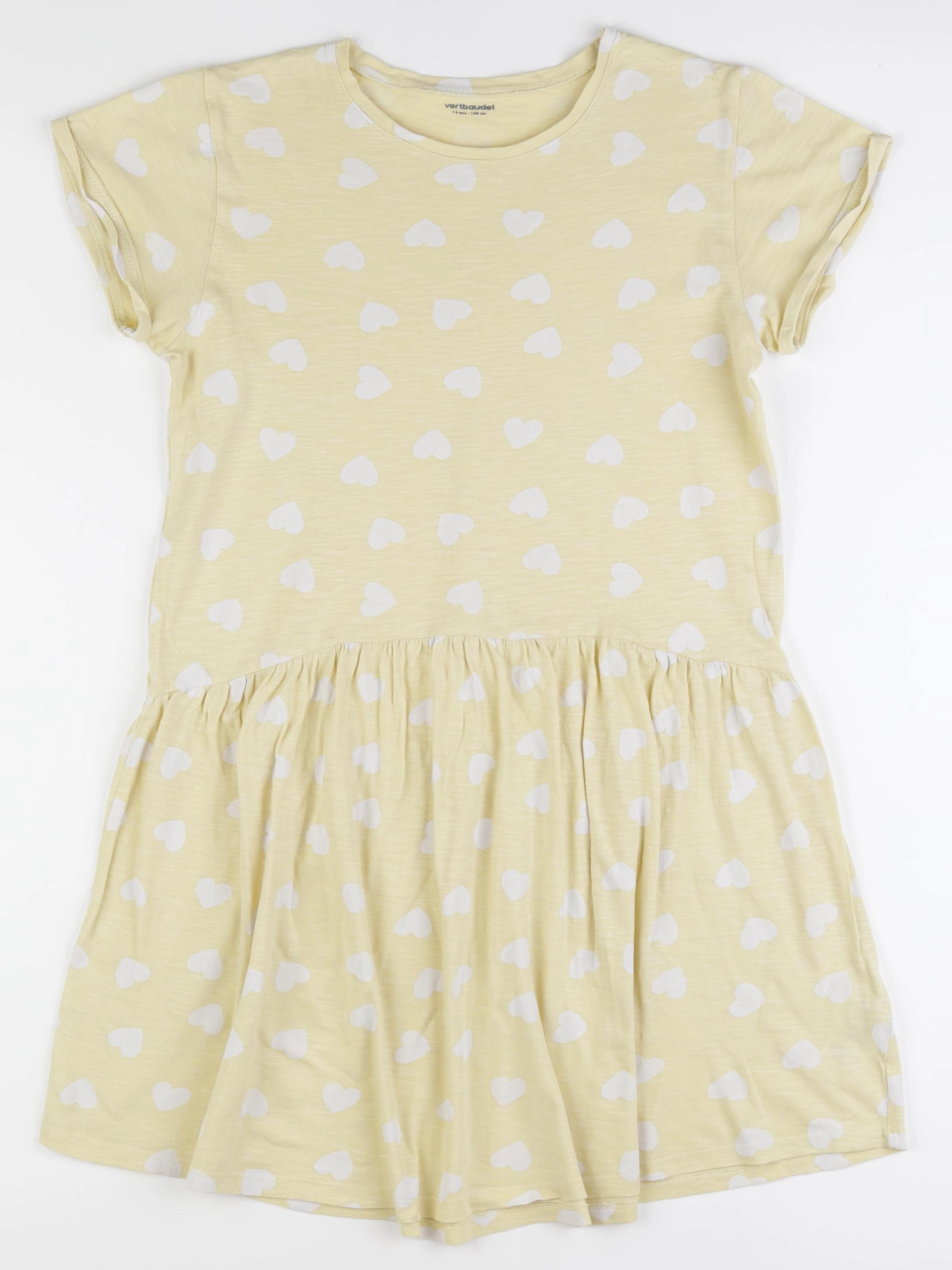 Vertbaudet - robe jaune - 14 ans