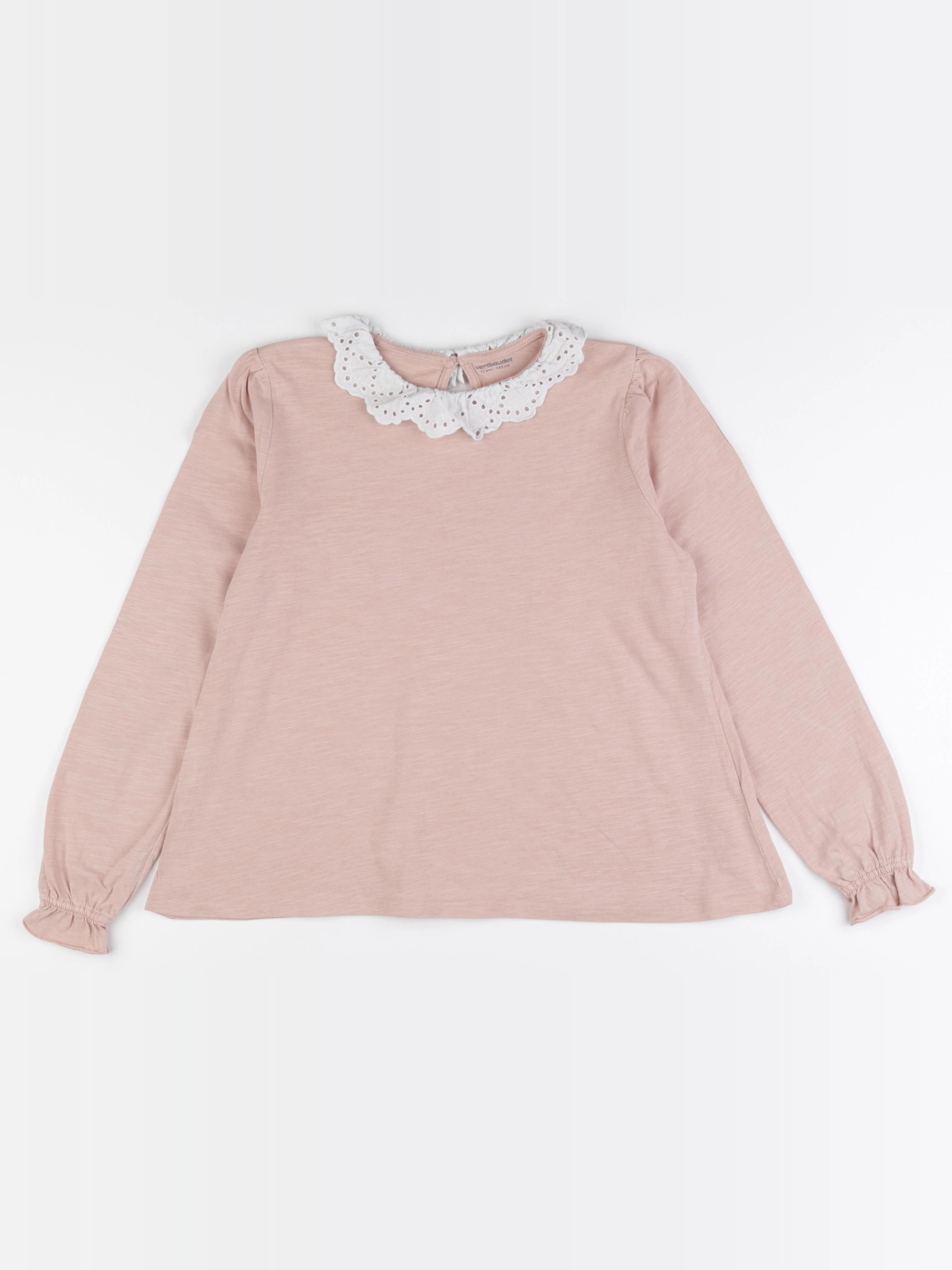 Vertbaudet - tee-shirt rose - 12 ans