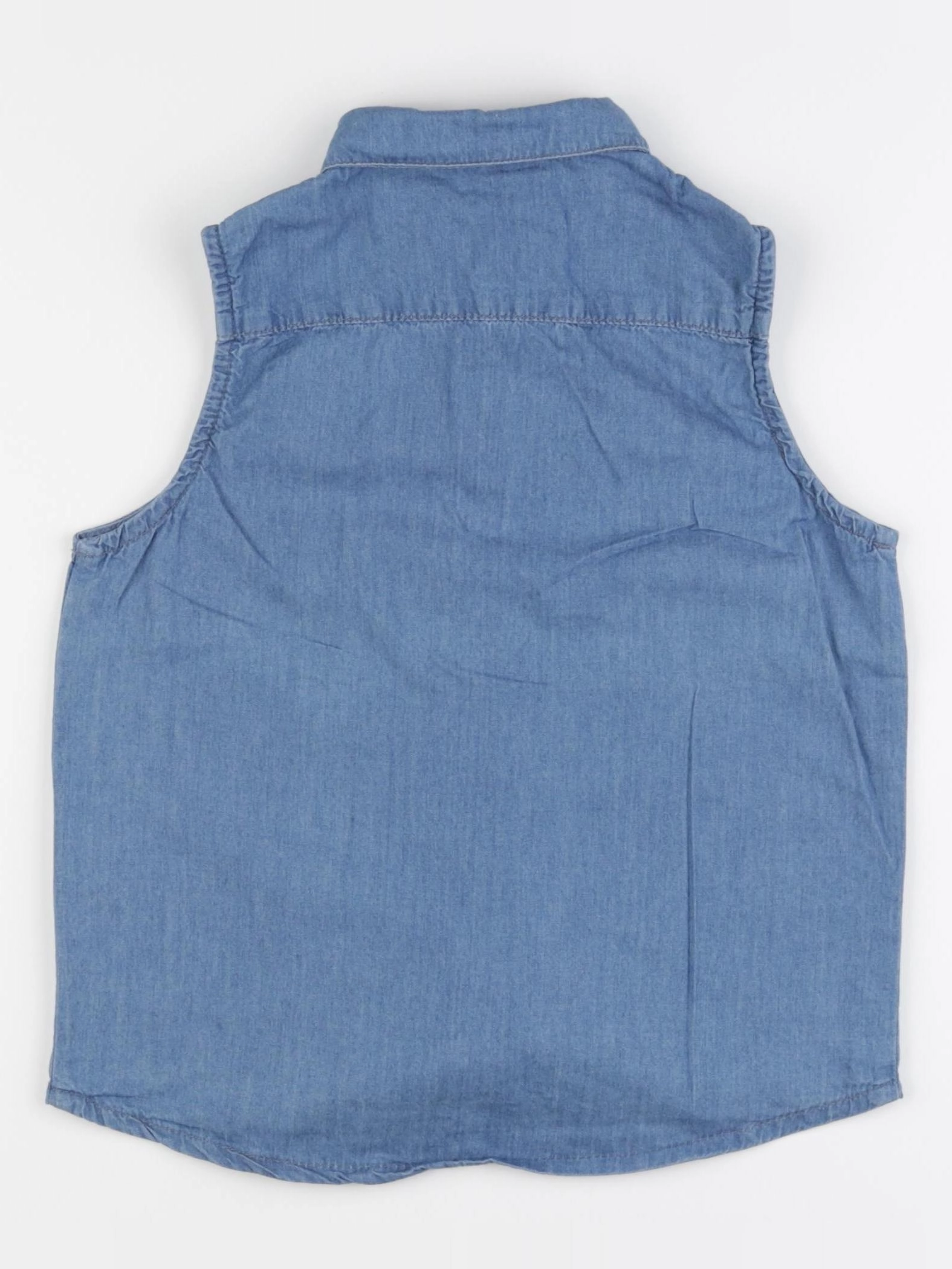 Monoprix - blouse bleu - 10 ans