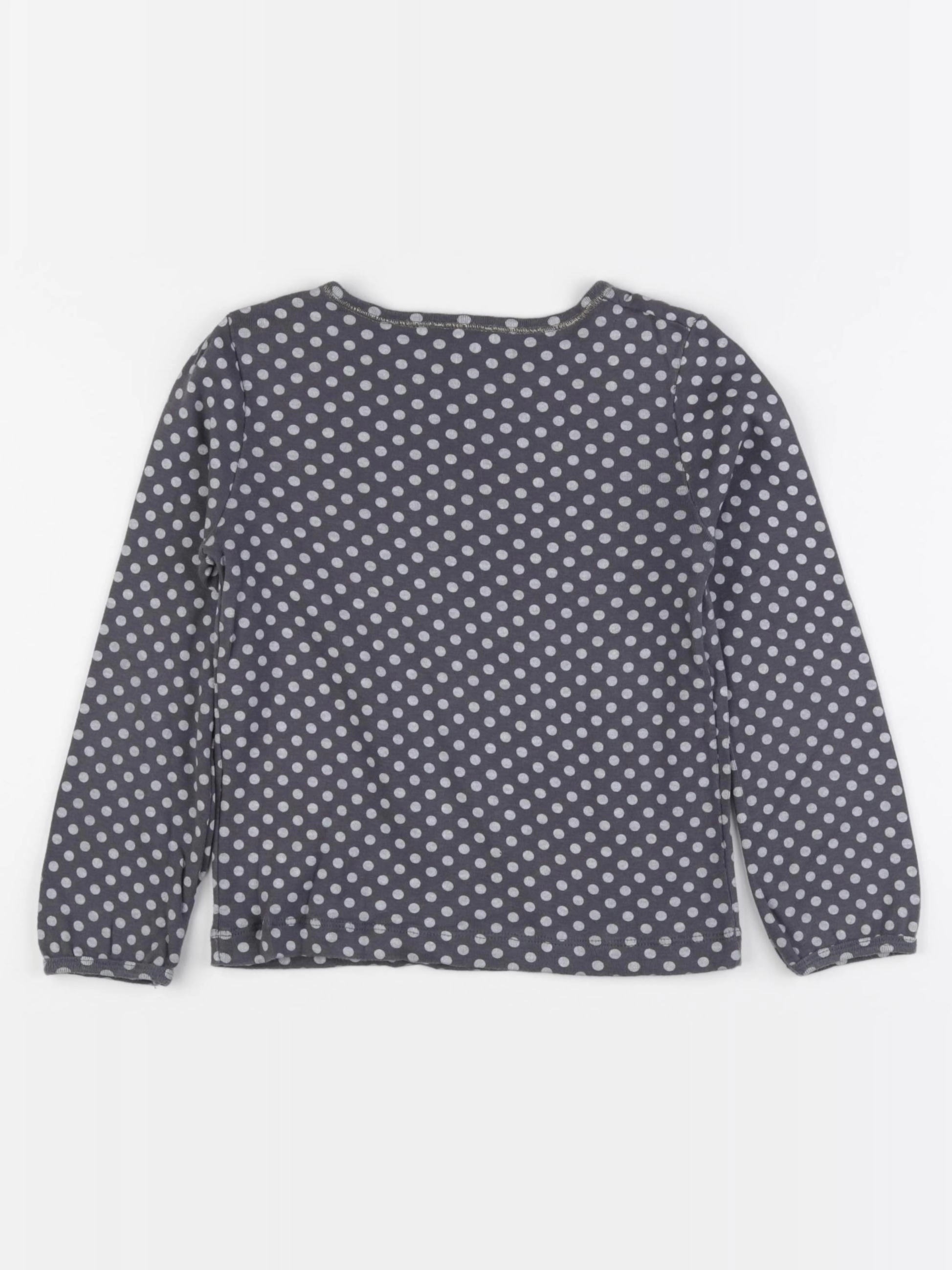 Petit Bateau - tee-shirt taupe, or - 5 ans