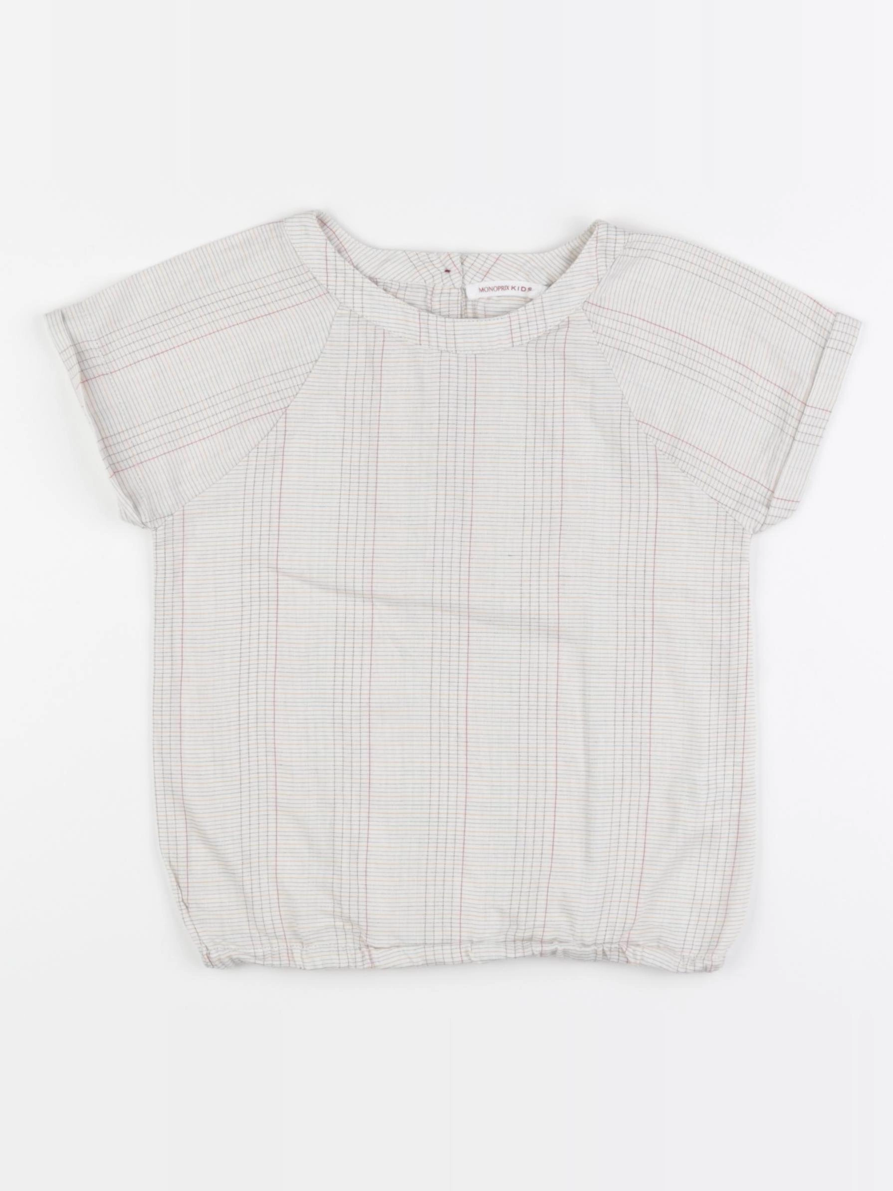 Monoprix - blouse beige - 6 ans