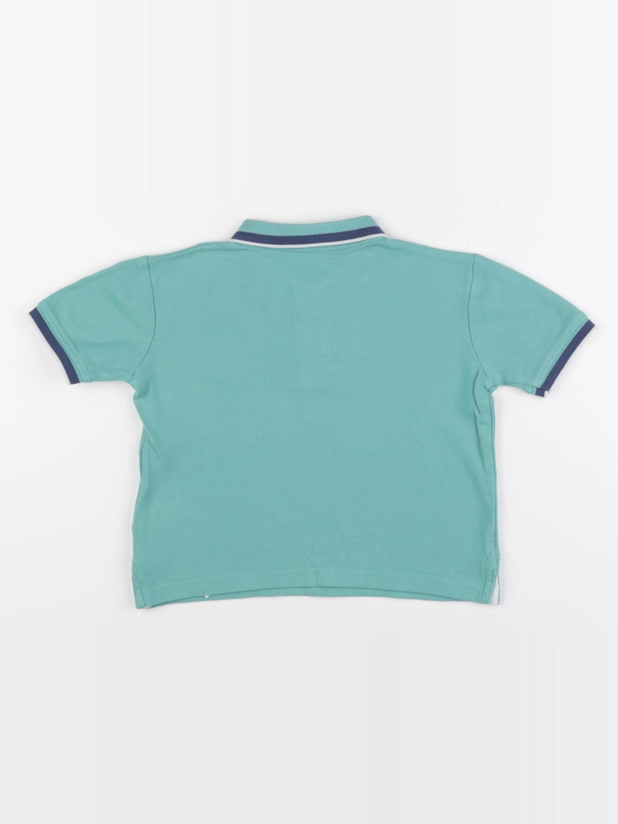 Cyrillus - polo bleu - 4 ans