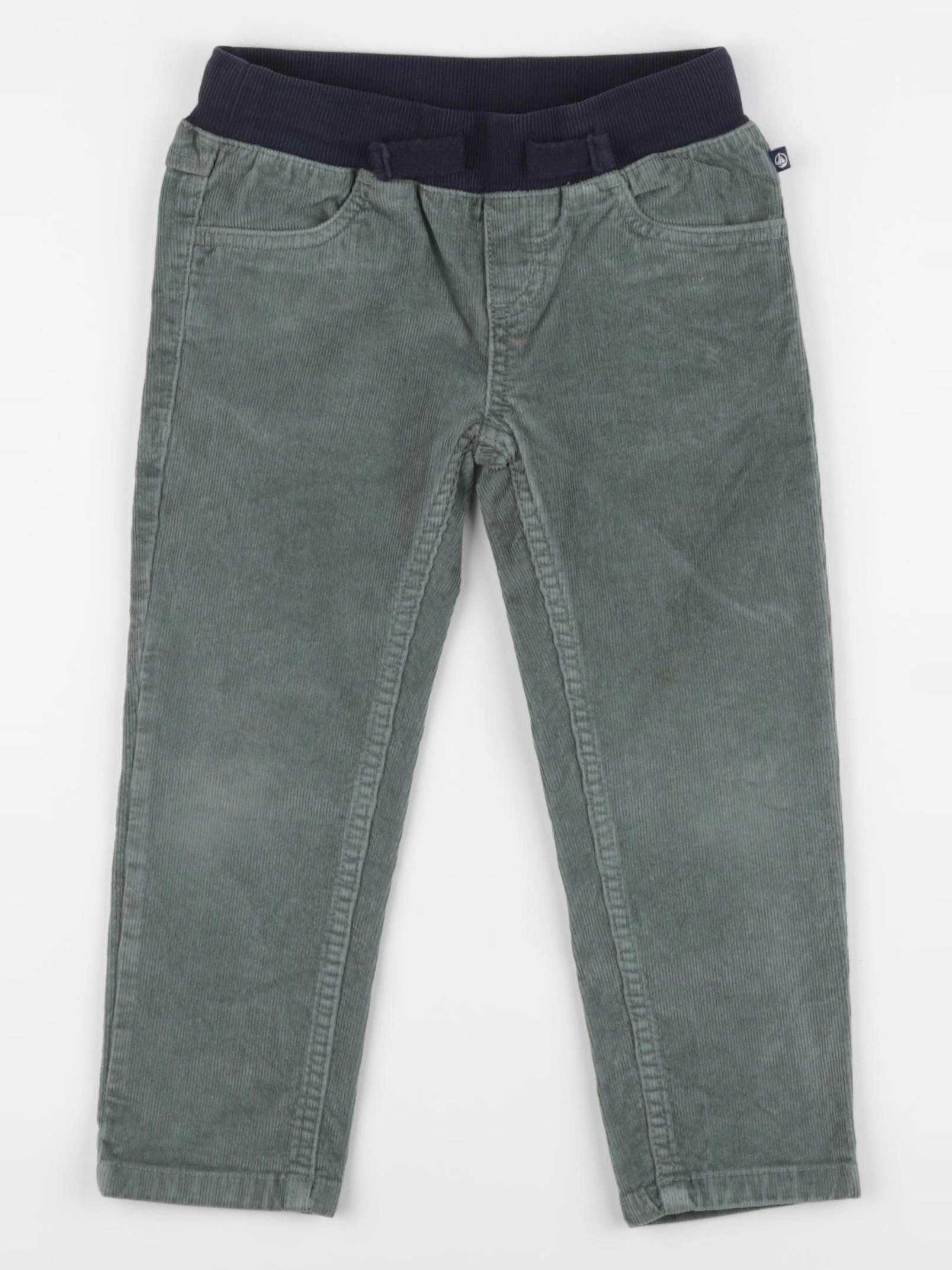 Petit Bateau - pantalon vert - 3 ans
