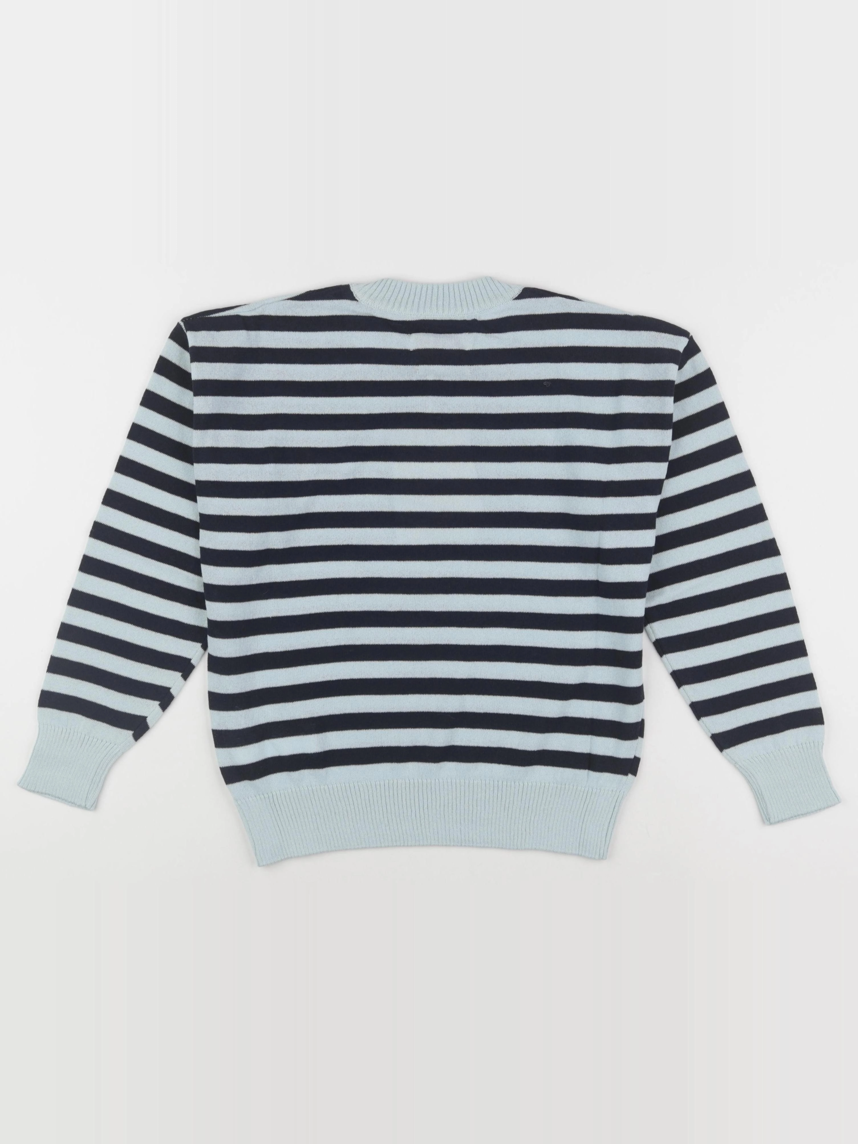 The animals observatory - pull bleu STRIPES BULL - 8 ans