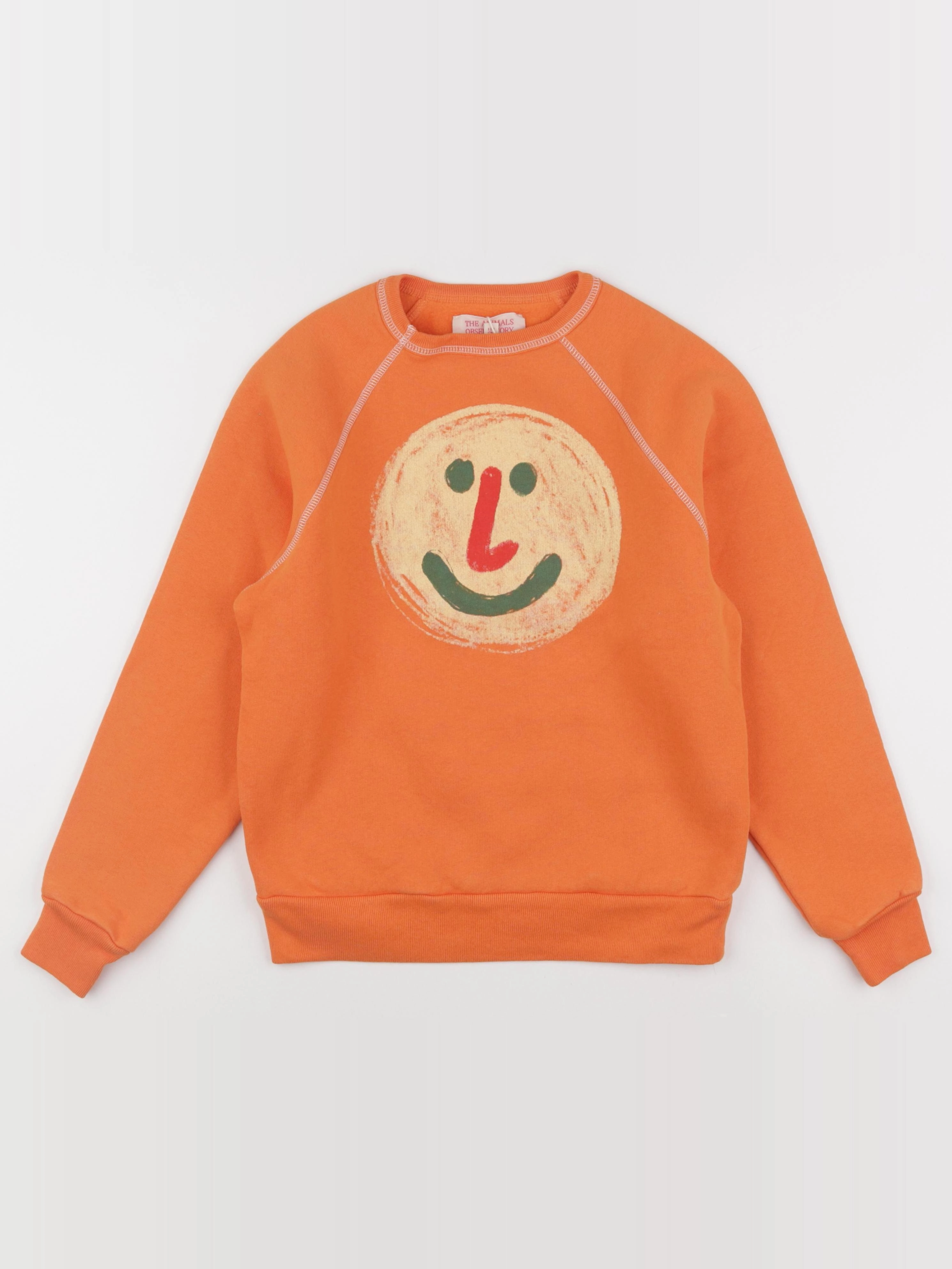 The animals observatory - sweat SHARK orange - 8 ans