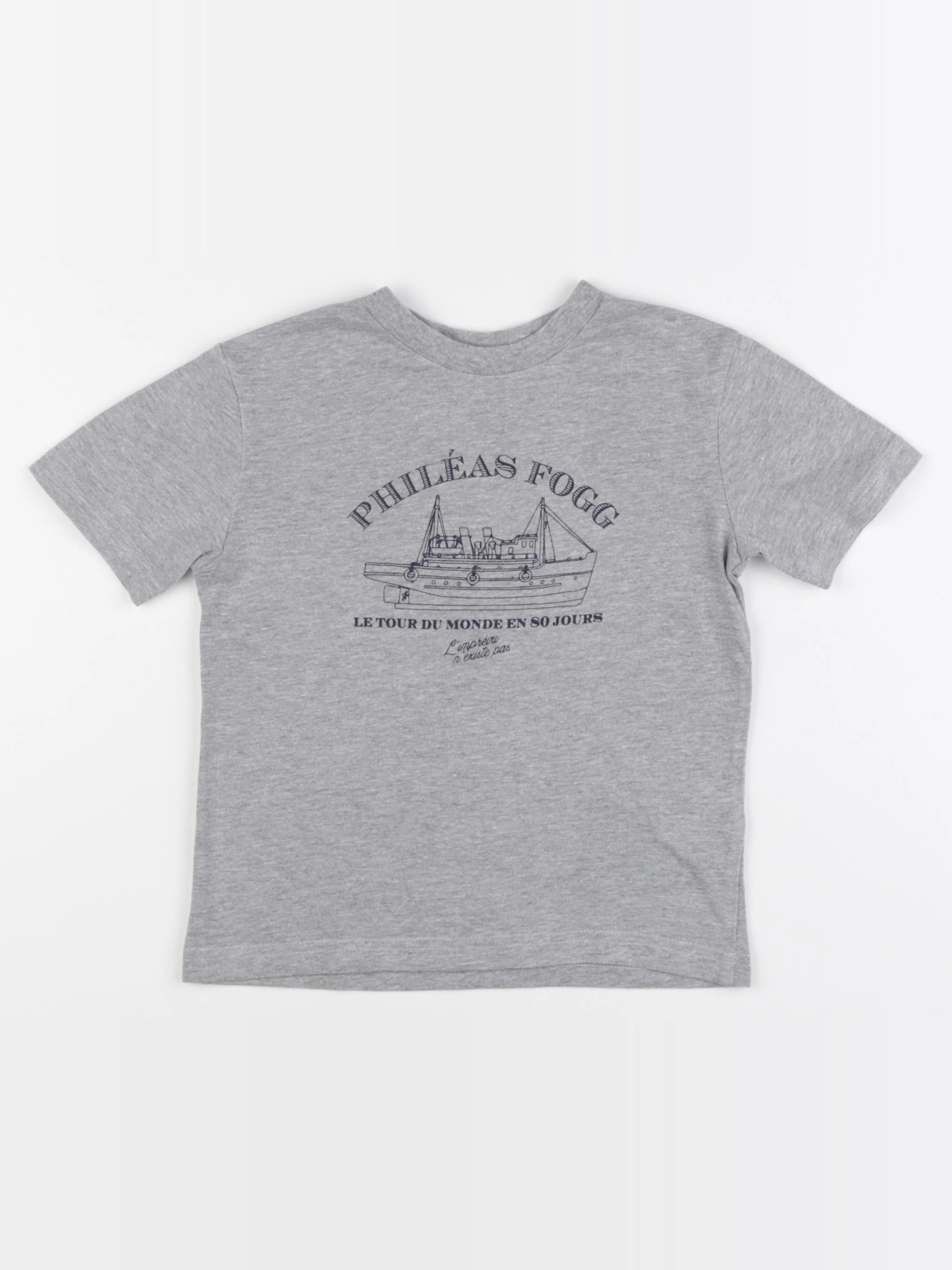Cyrillus - tee-shirt gris - 4 ans