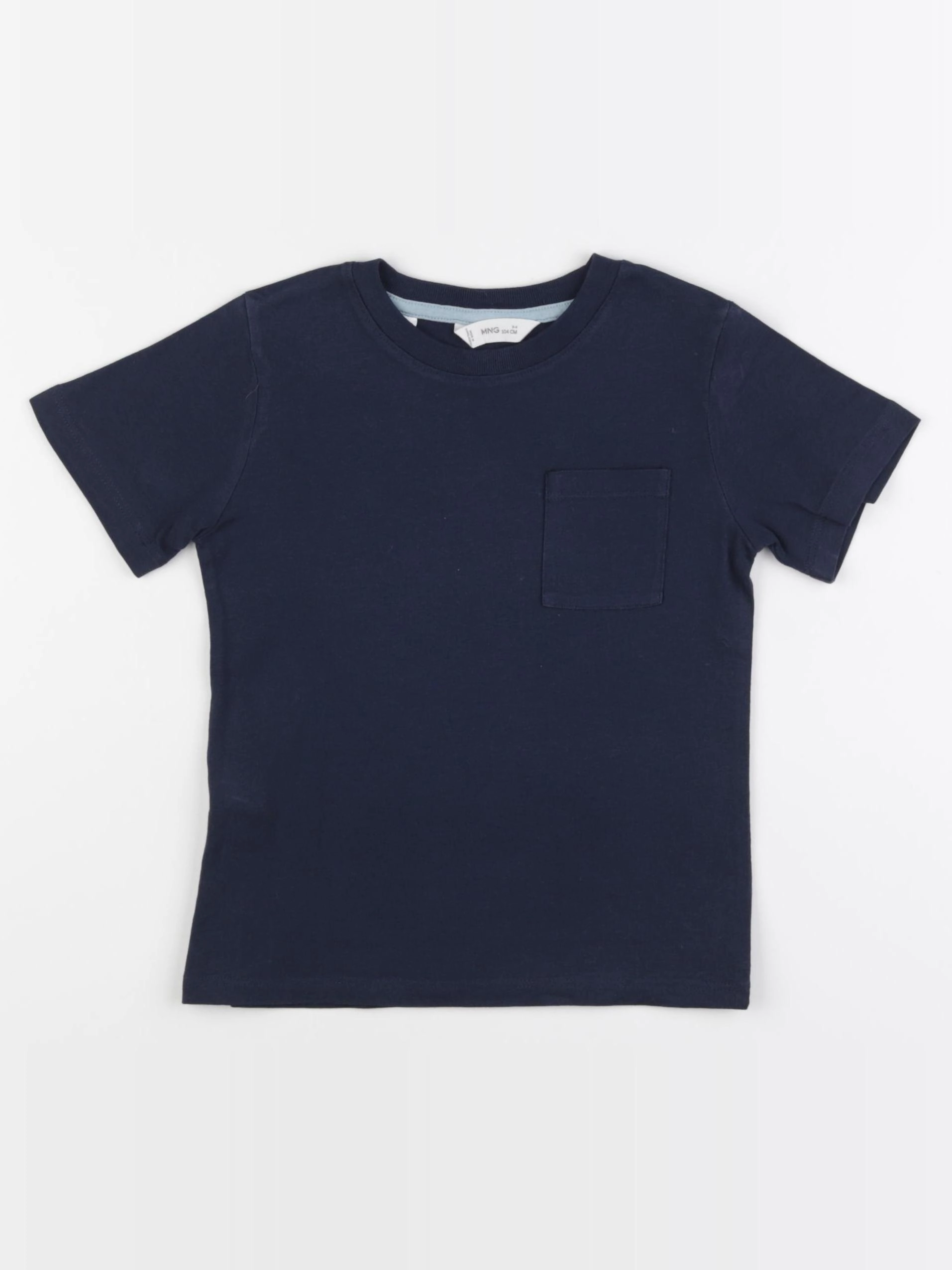 Mango - tee-shirt bleu - 3/4 ans