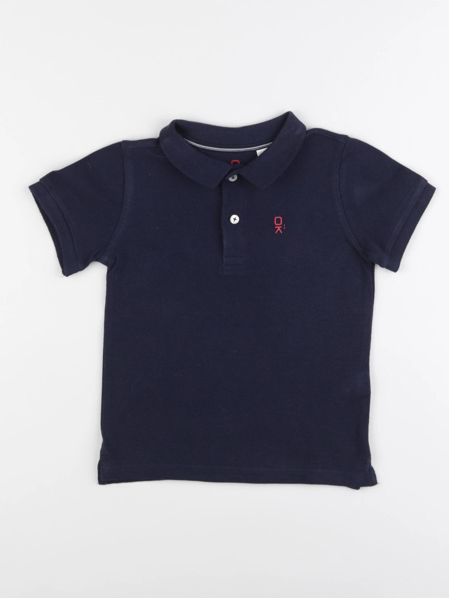 Okaidi - polo bleu - 4 ans