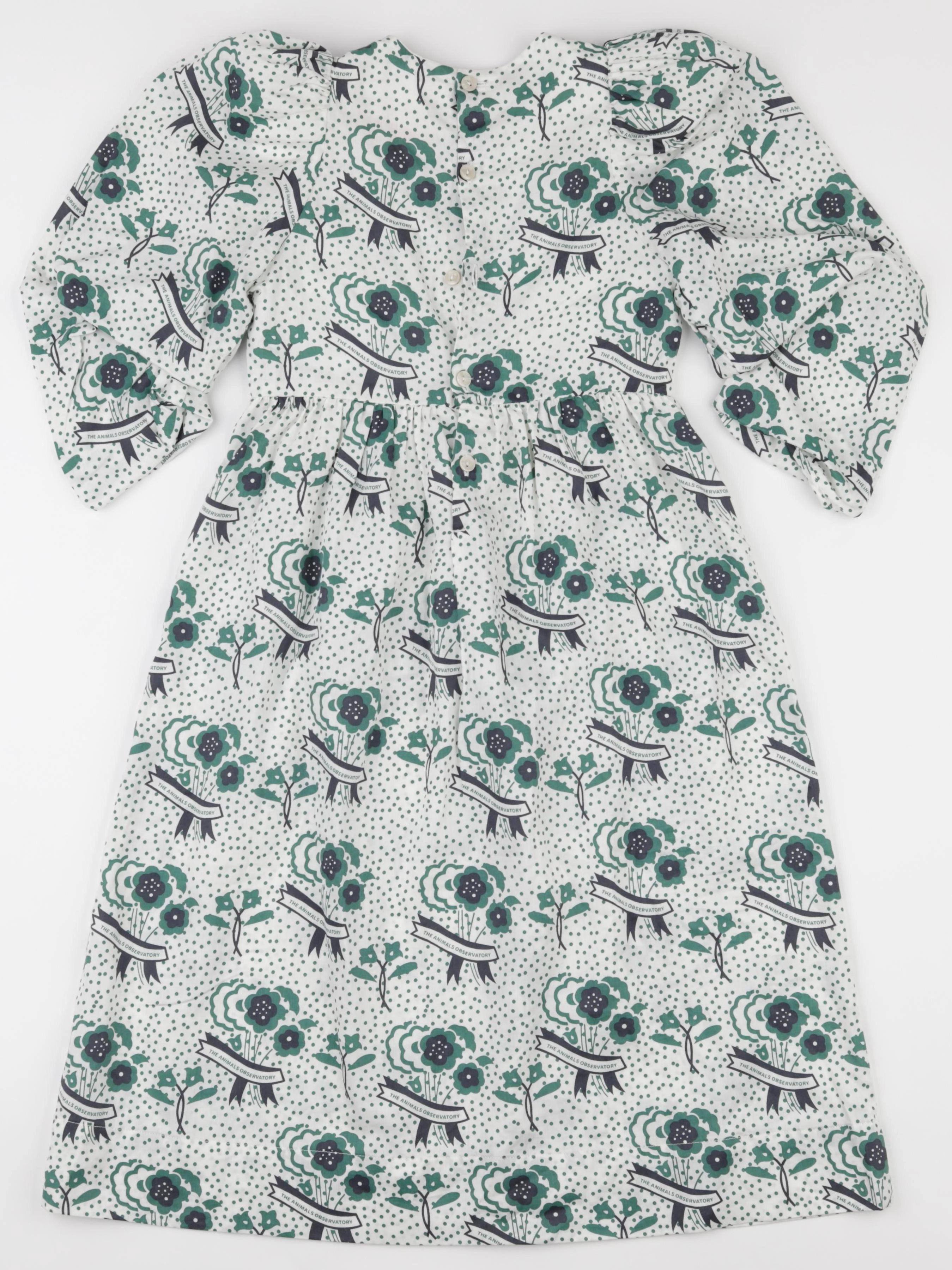The animals observatory - robe vert - 8 ans