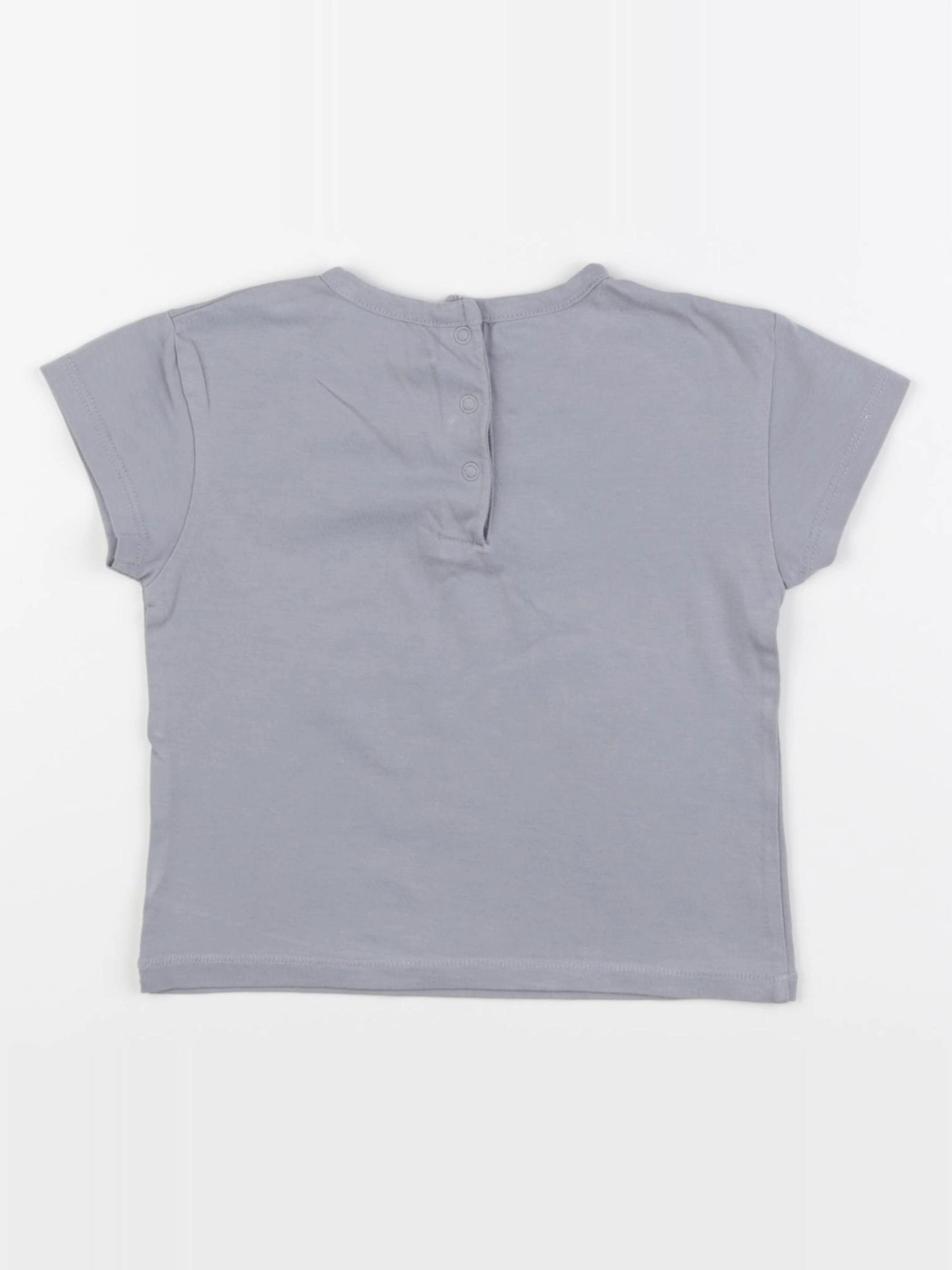 Vertbaudet - tee-shirt taupe - 18 mois