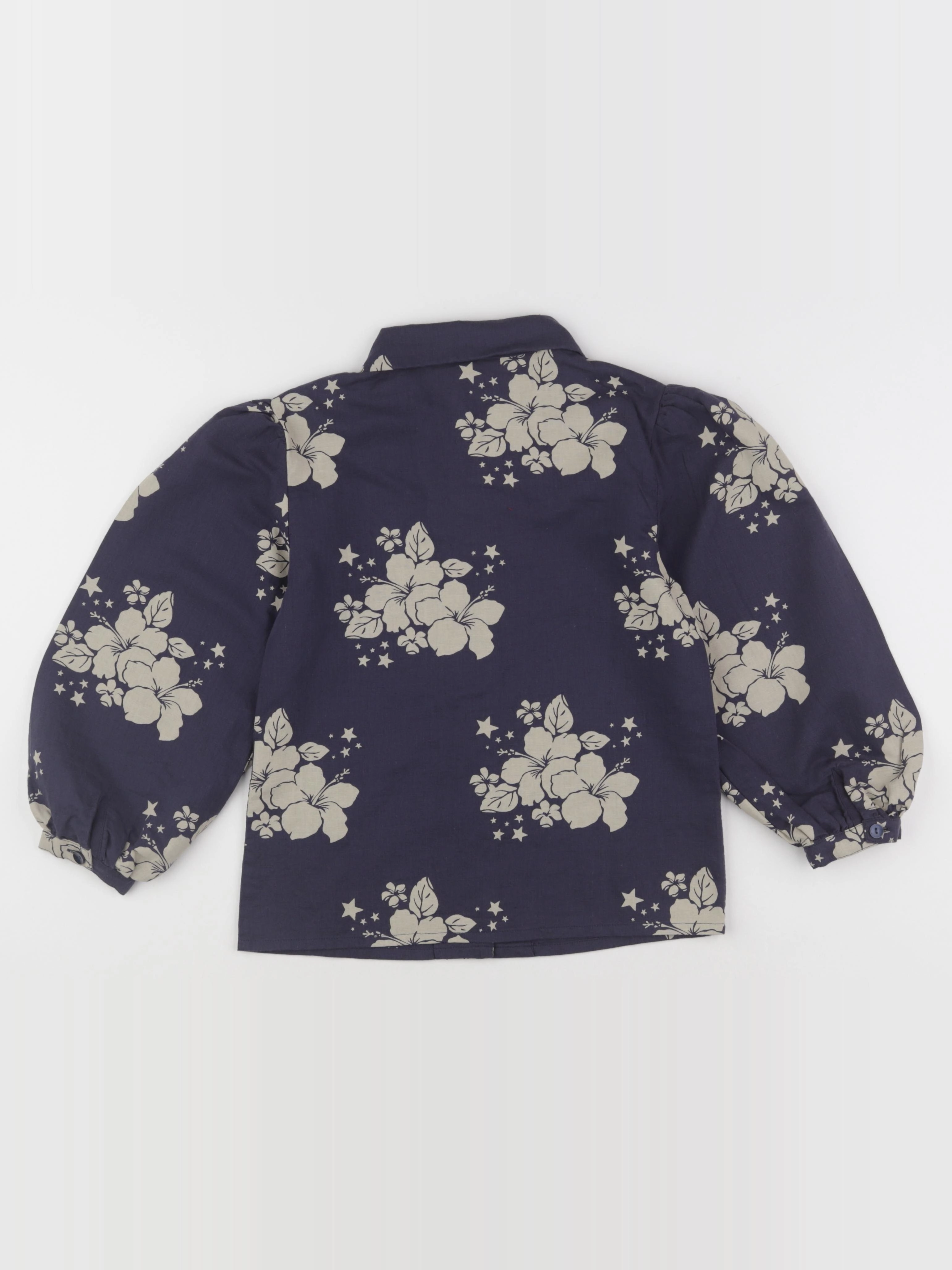 The animals observatory - blouse GADFLY bleu - 6 ans