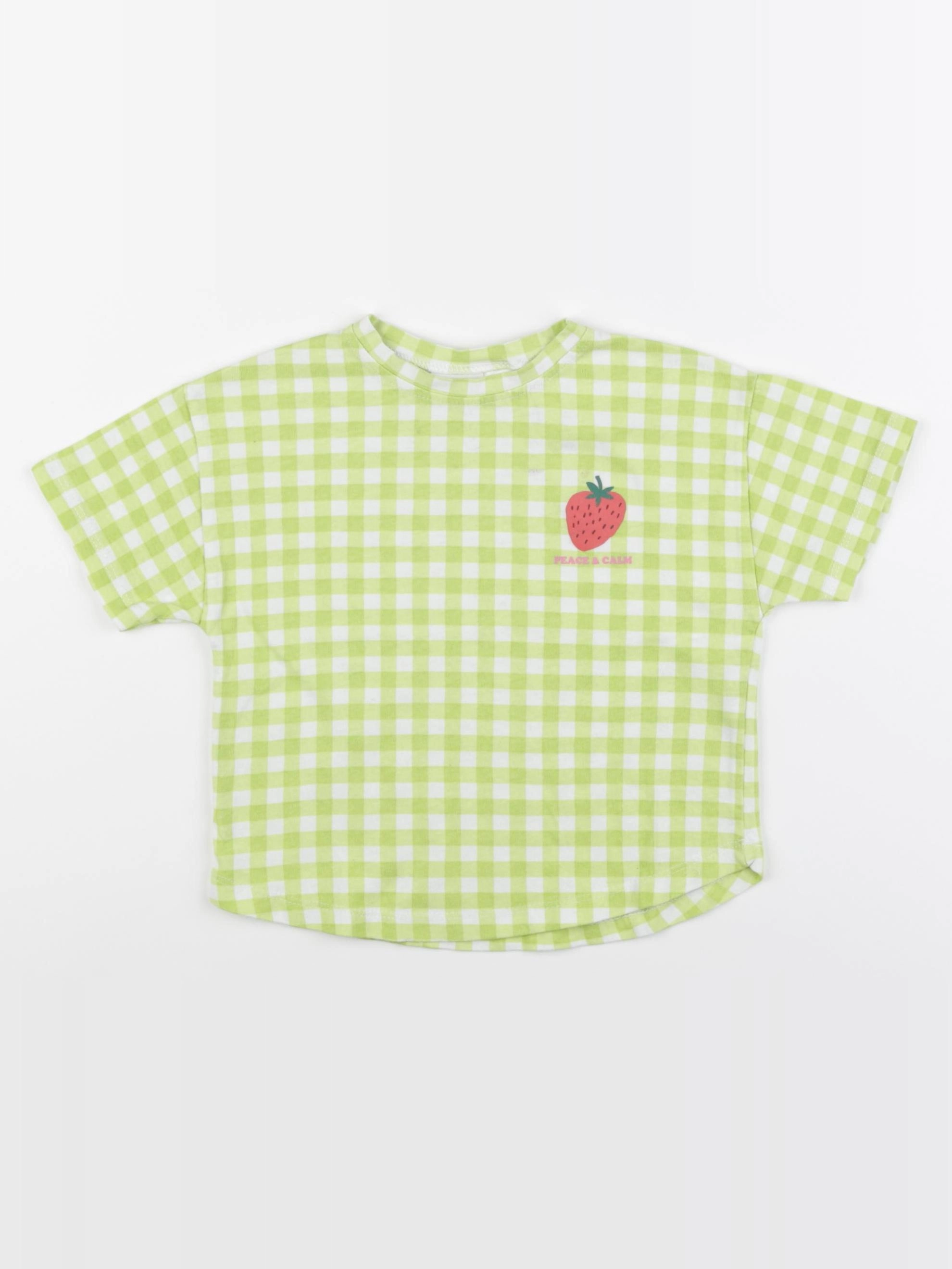 Zara - tee-shirt vert - 12/18 mois