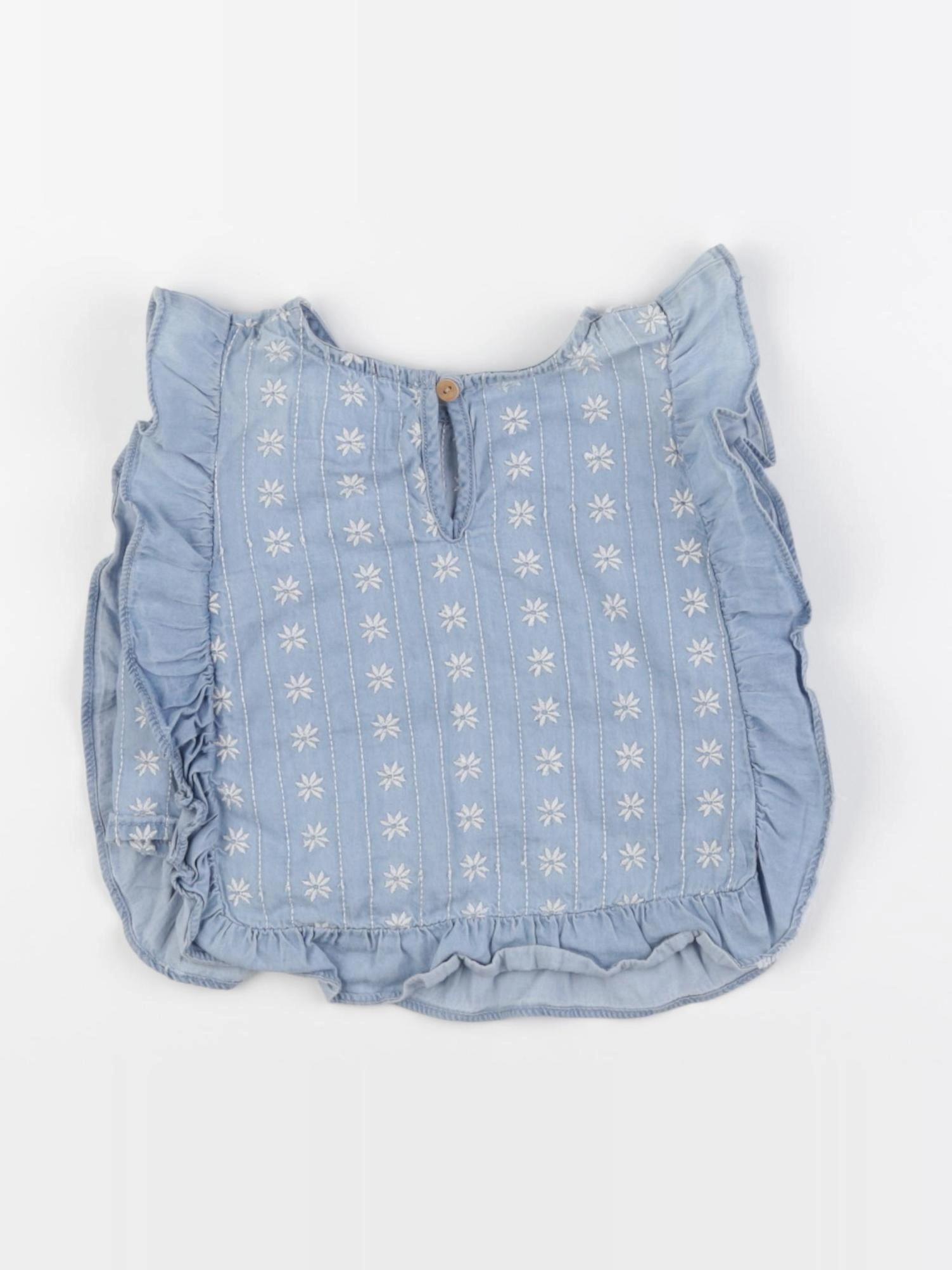 Zara - blouse bleu - 3 ans