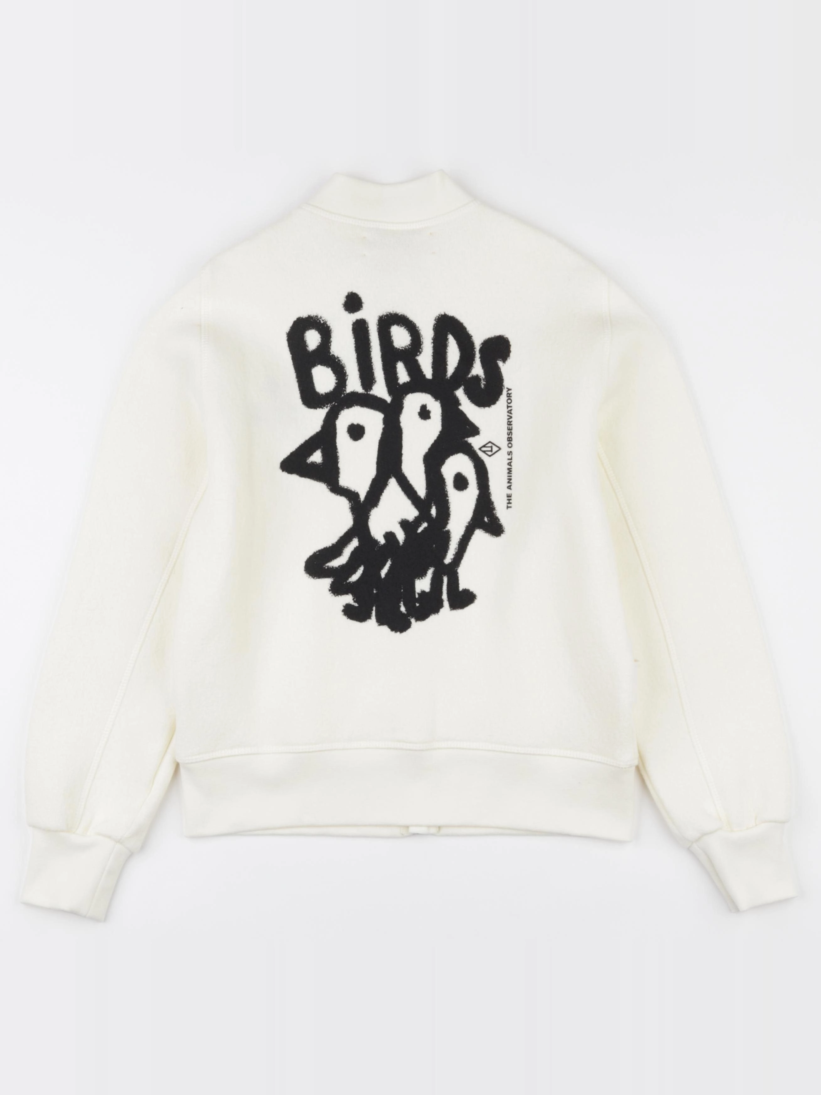 The animals observatory - sweat imprimé au dos beige - 8 ans