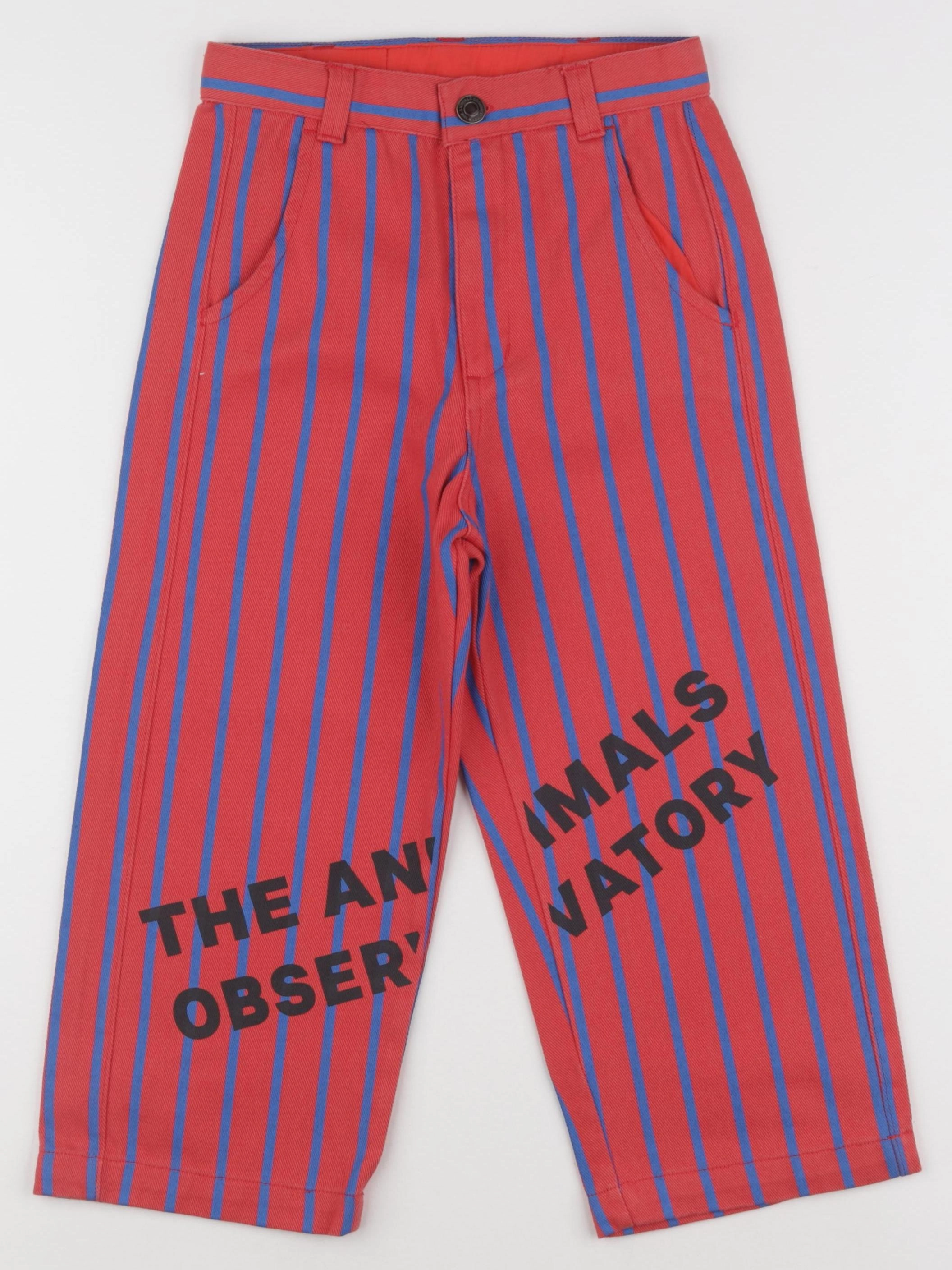 The animals observatory - pantalon CAMEL rouge - 6 ans