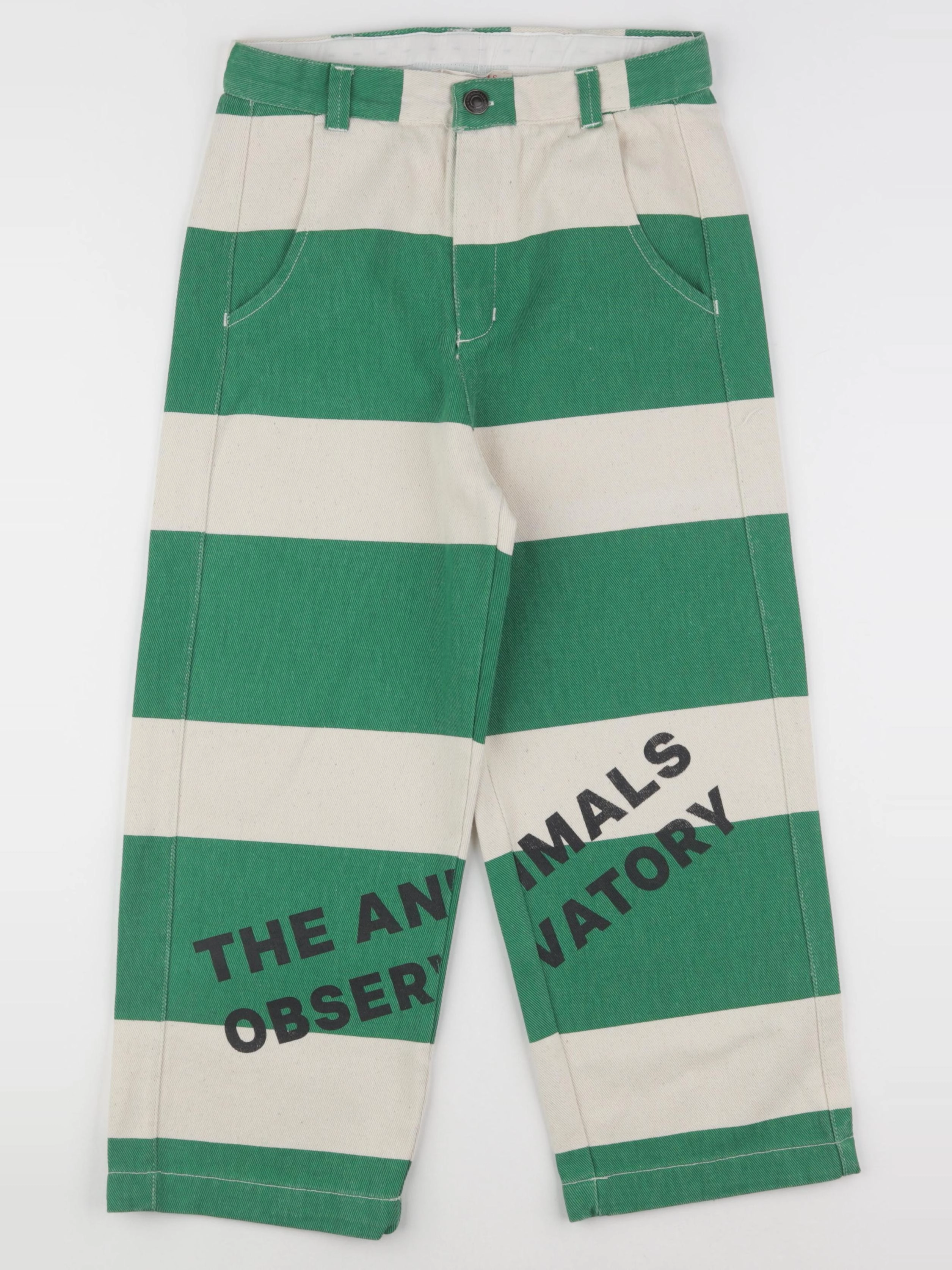 The animals observatory - pantalon CAMEL vert - 10 ans