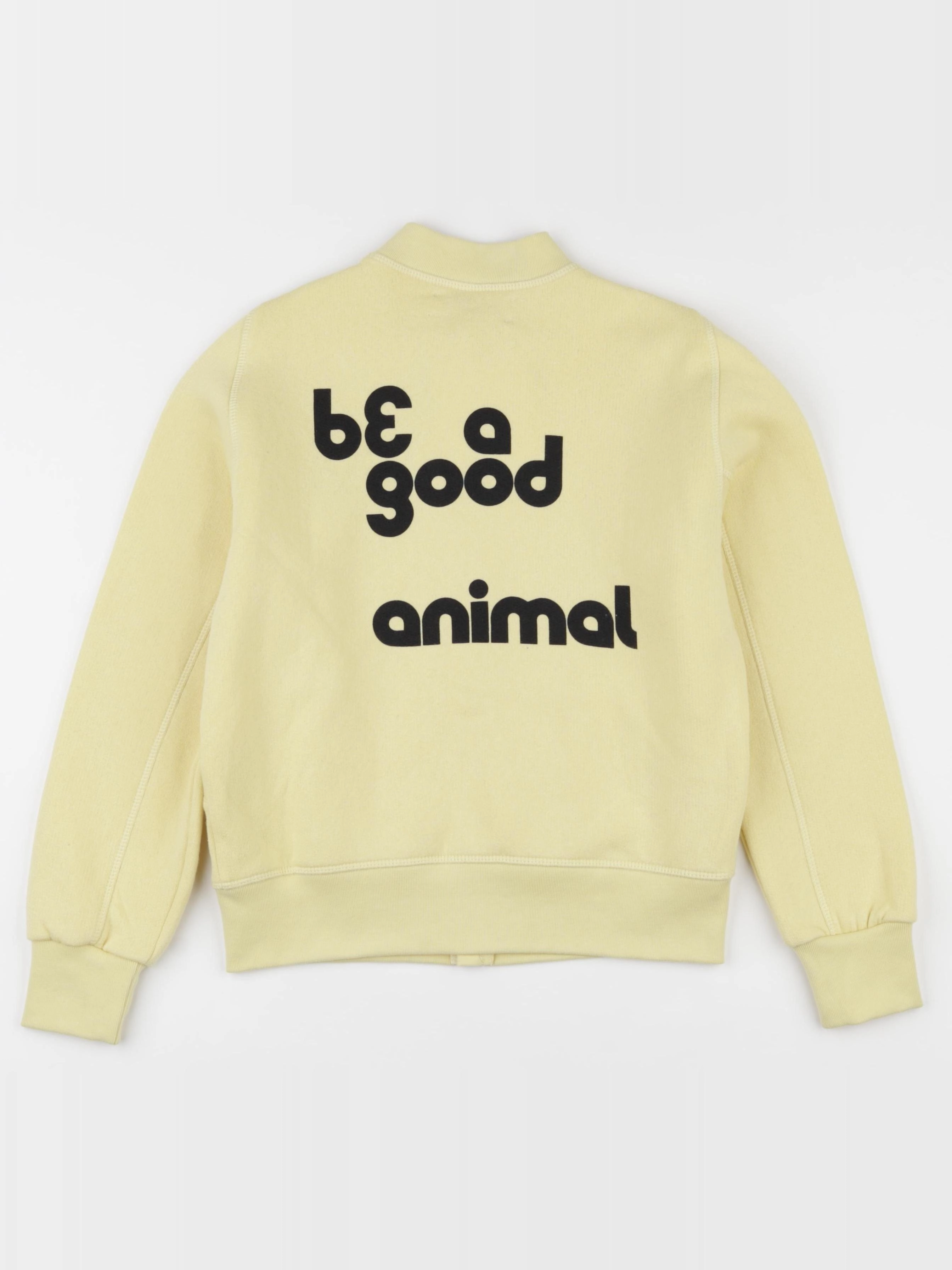The animals observatory - sweat imprimé au dos jaune - 8 ans