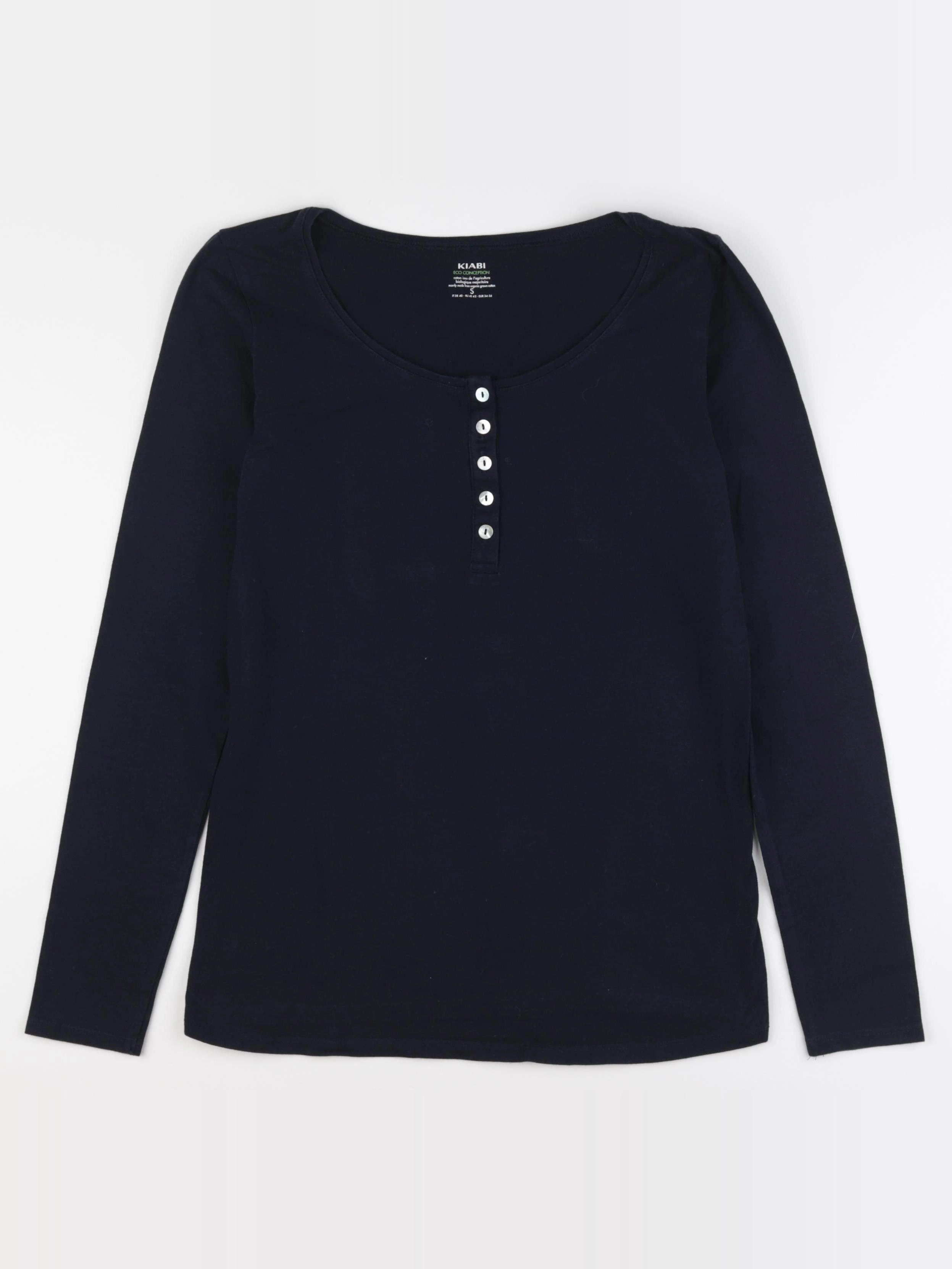 Kiabi - tee-shirt grossesse bleu - 36