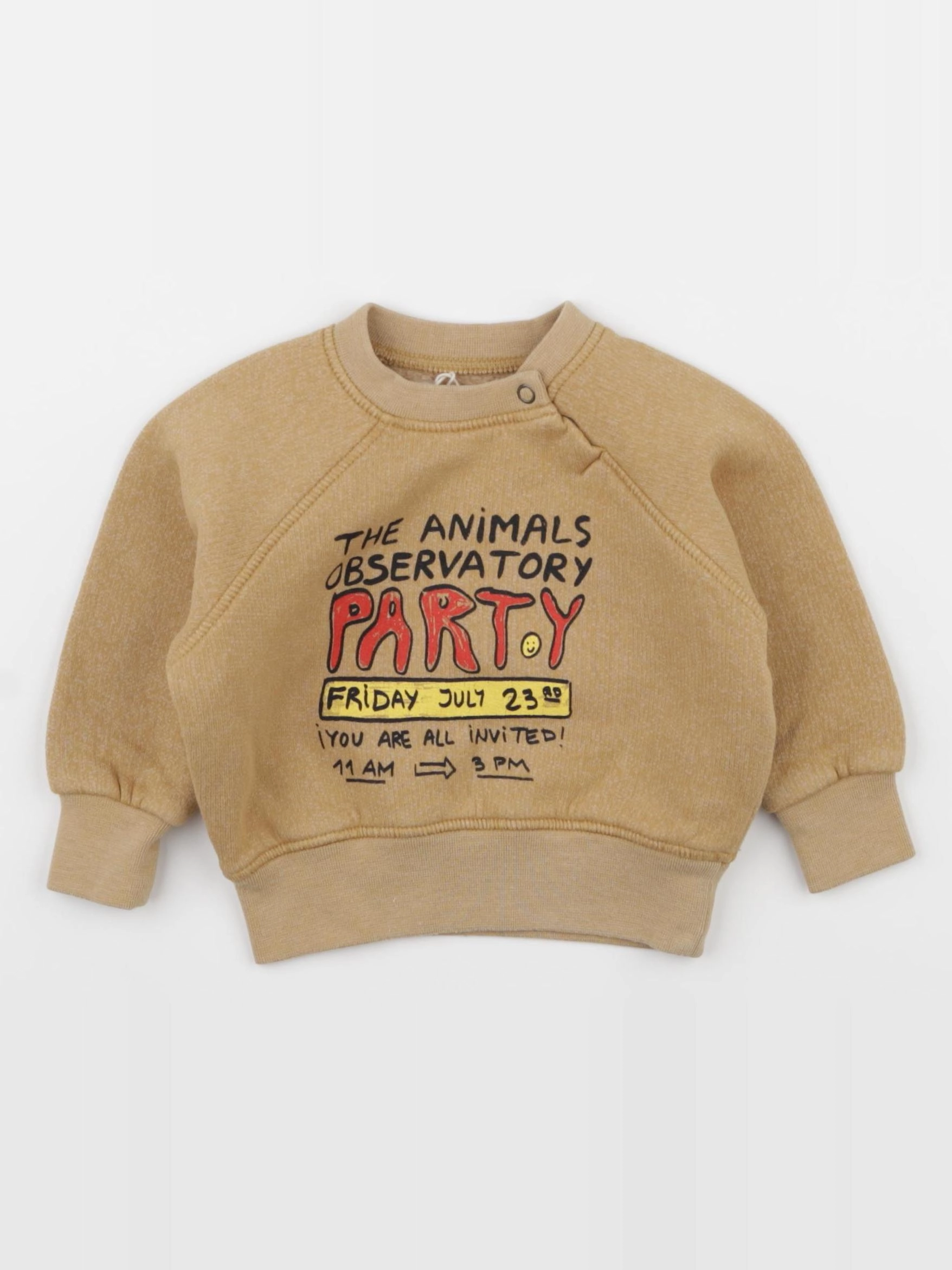 The animals observatory - sweat marron - 6 mois