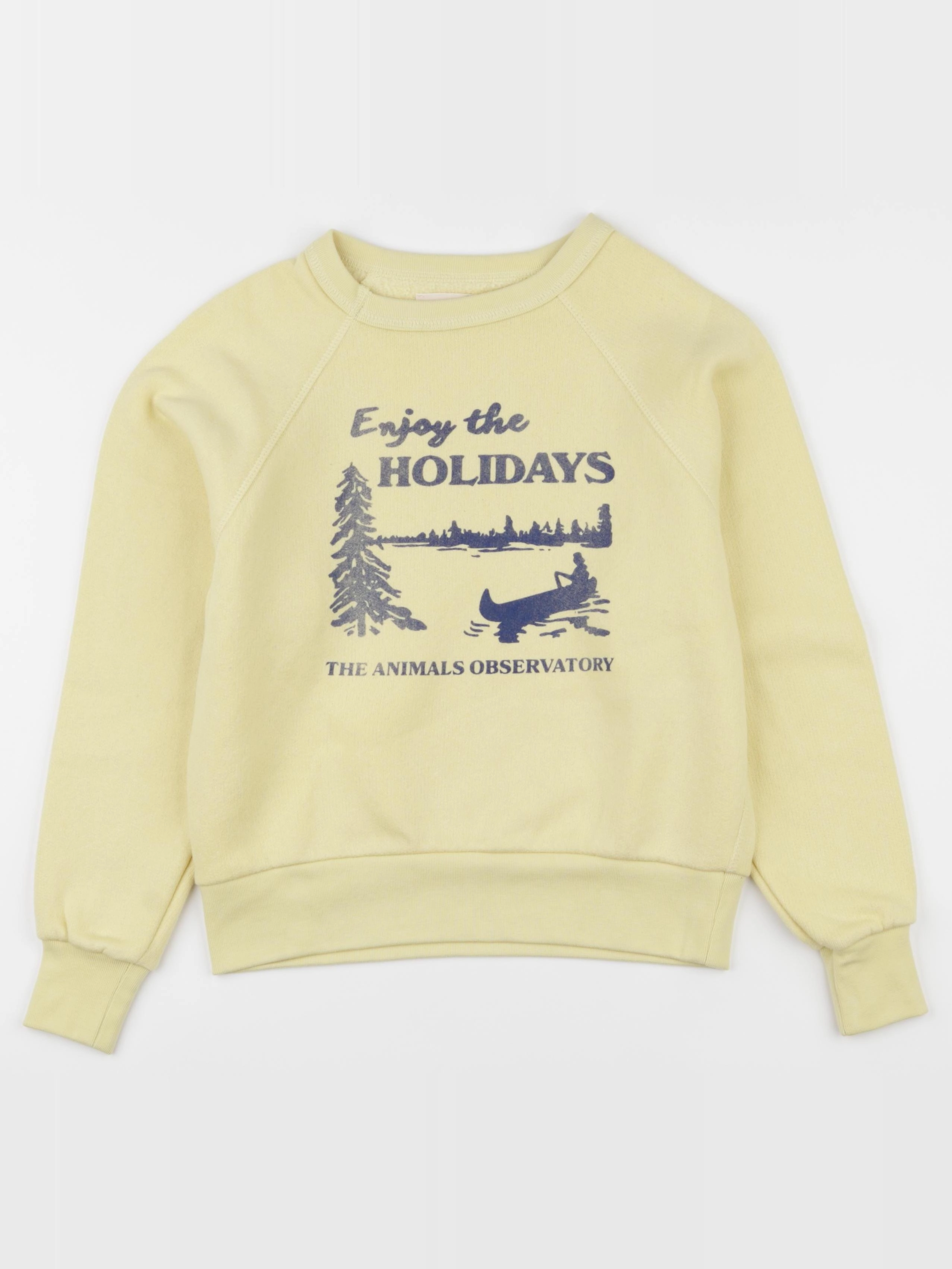 The animals observatory - sweat jaune - 8 ans