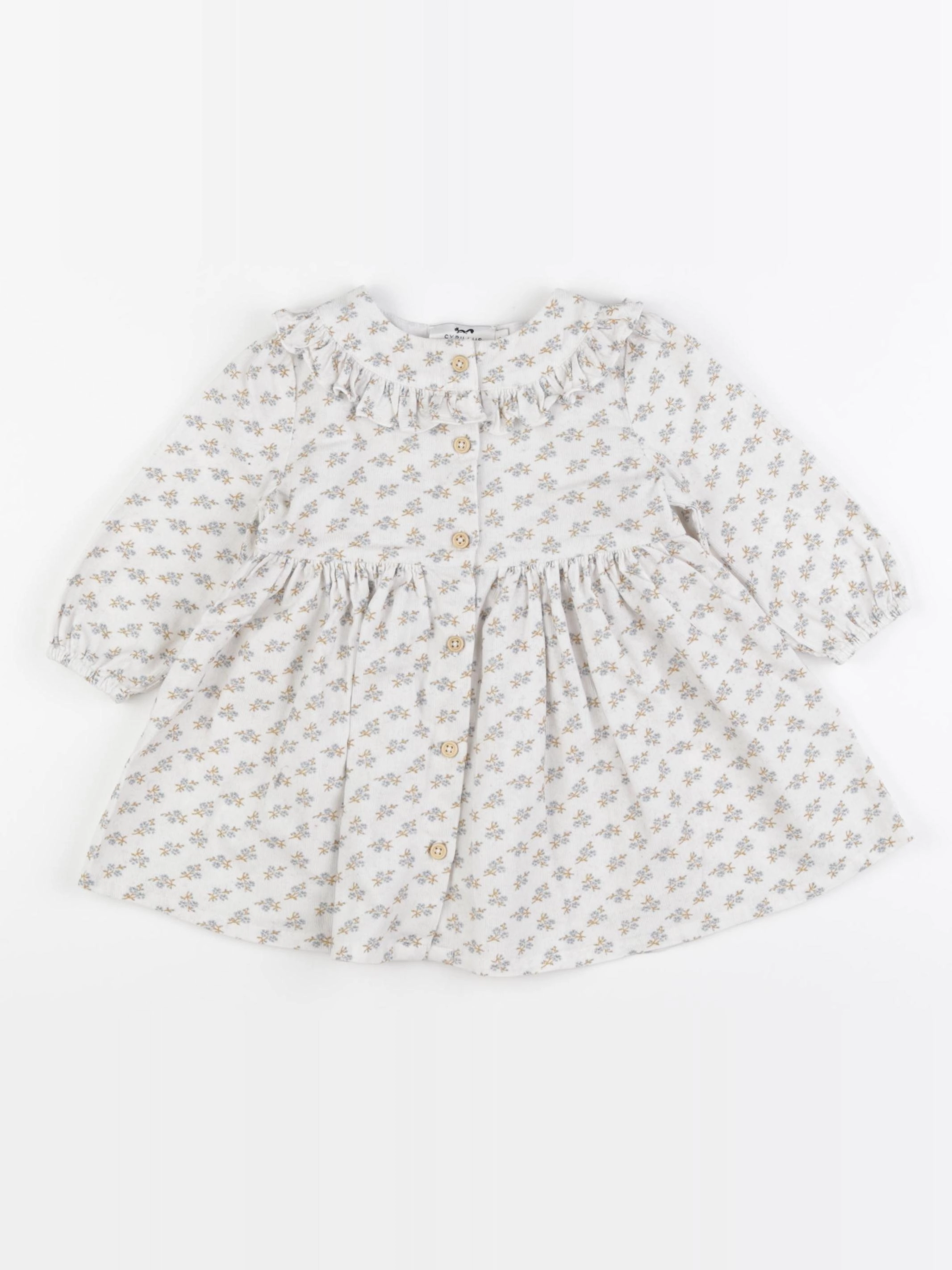 Cyrillus - robe beige - 12 mois