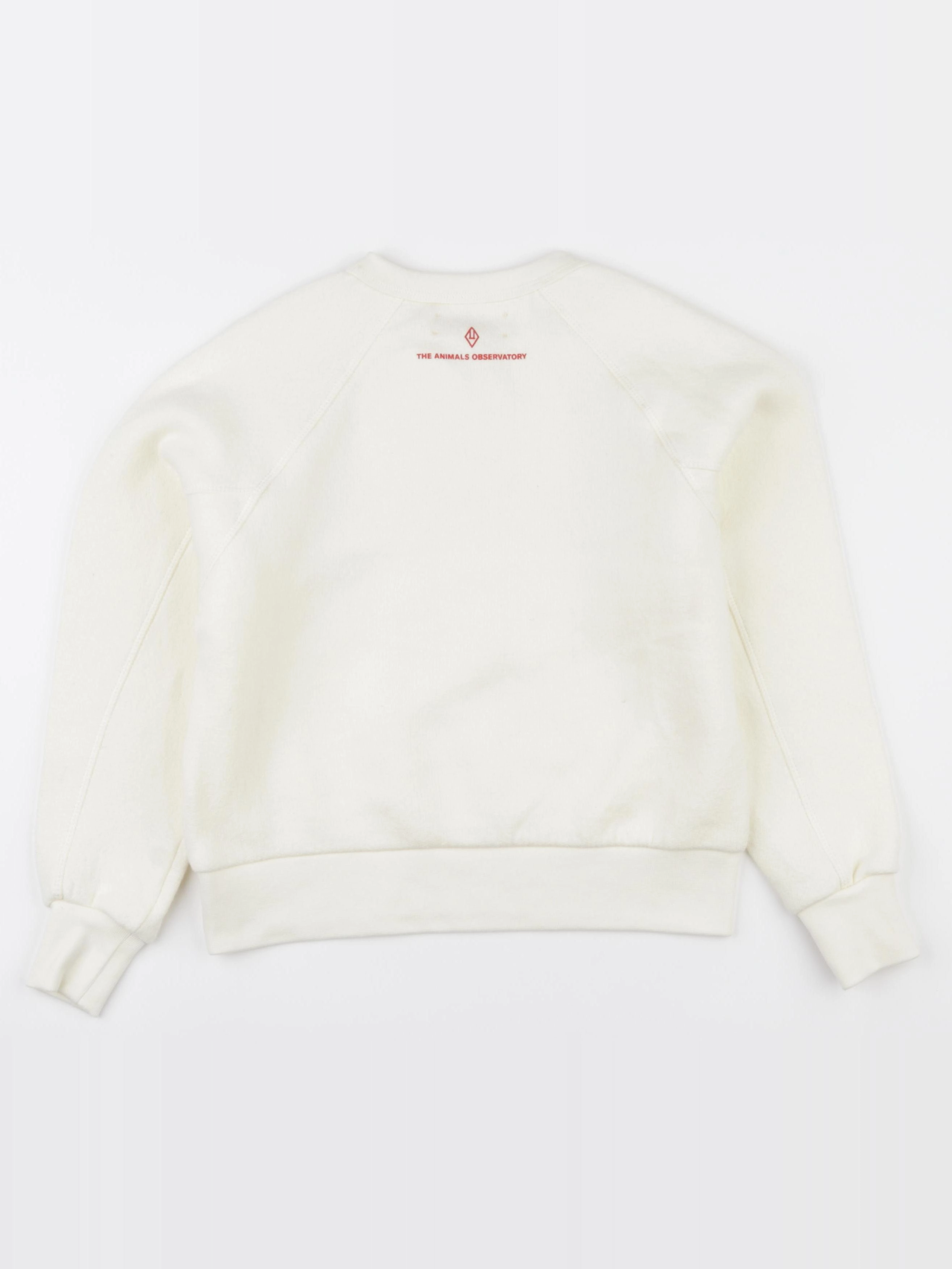 The animals observatory - sweat blanc - 8 ans