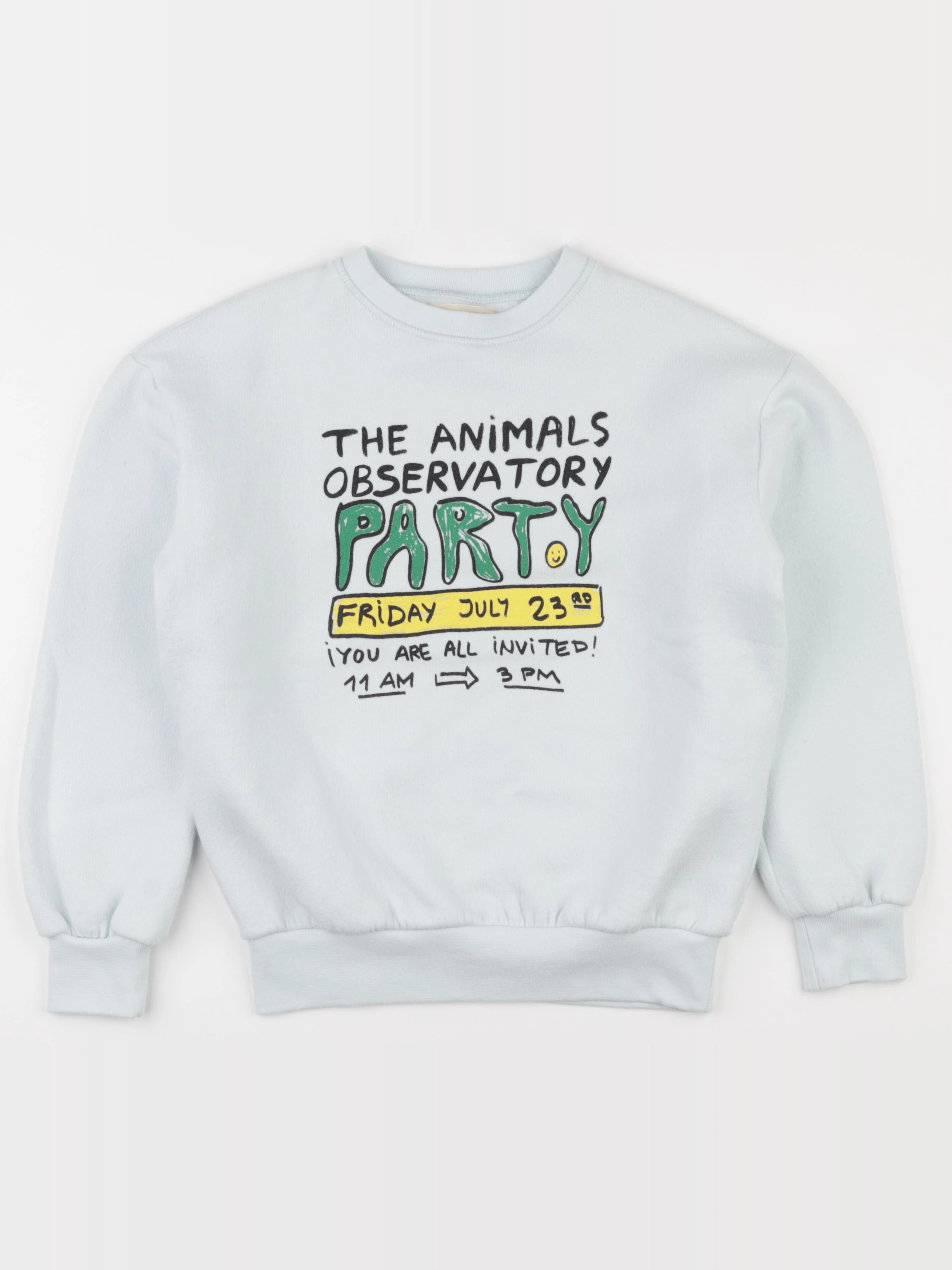 The animals observatory - sweat bleu - 8 ans