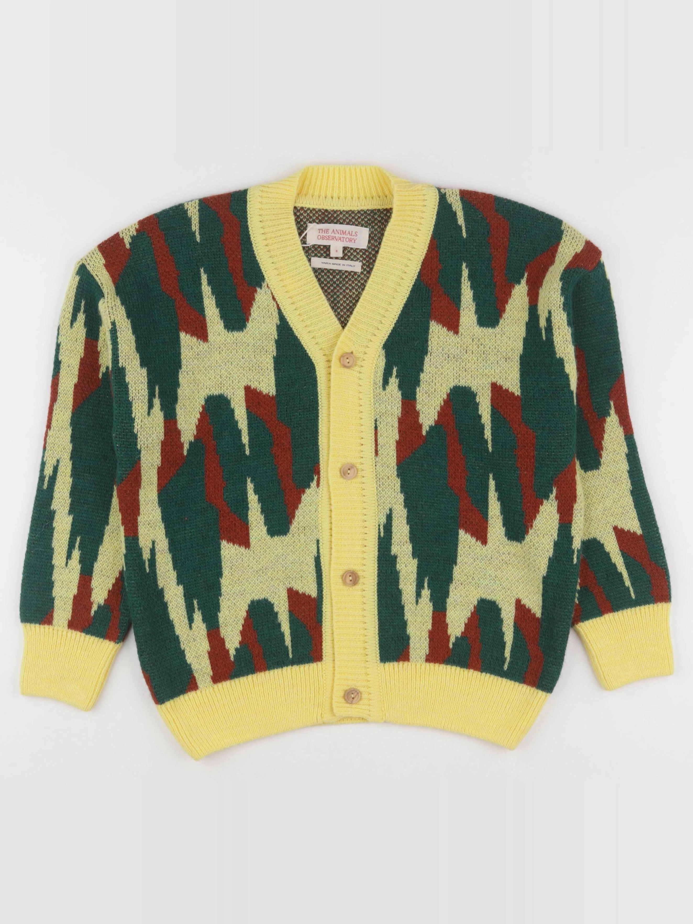 The animals observatory - gilet multicolore - 8 ans
