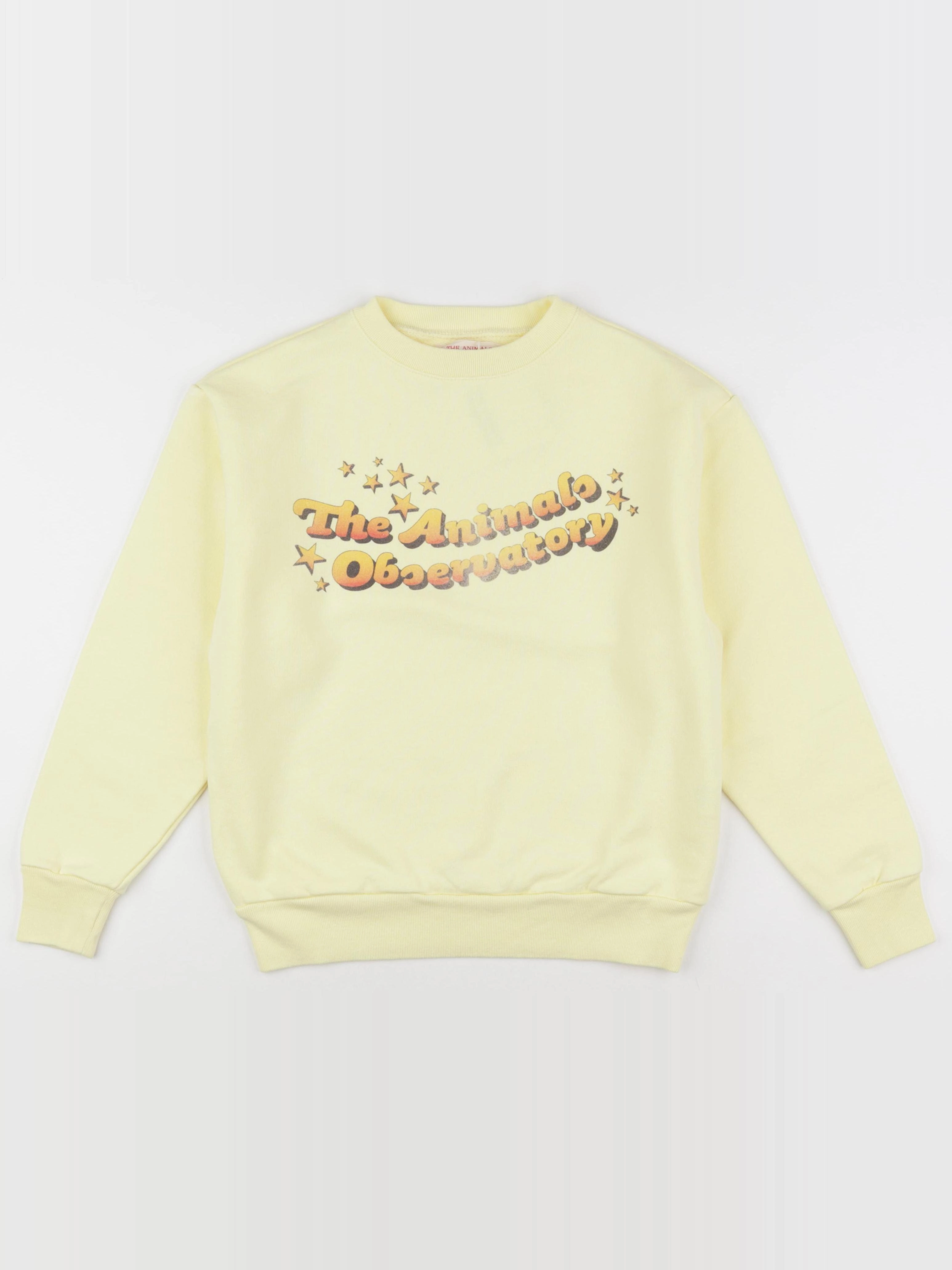 The animals observatory - sweat BEAR jaune - 10 ans