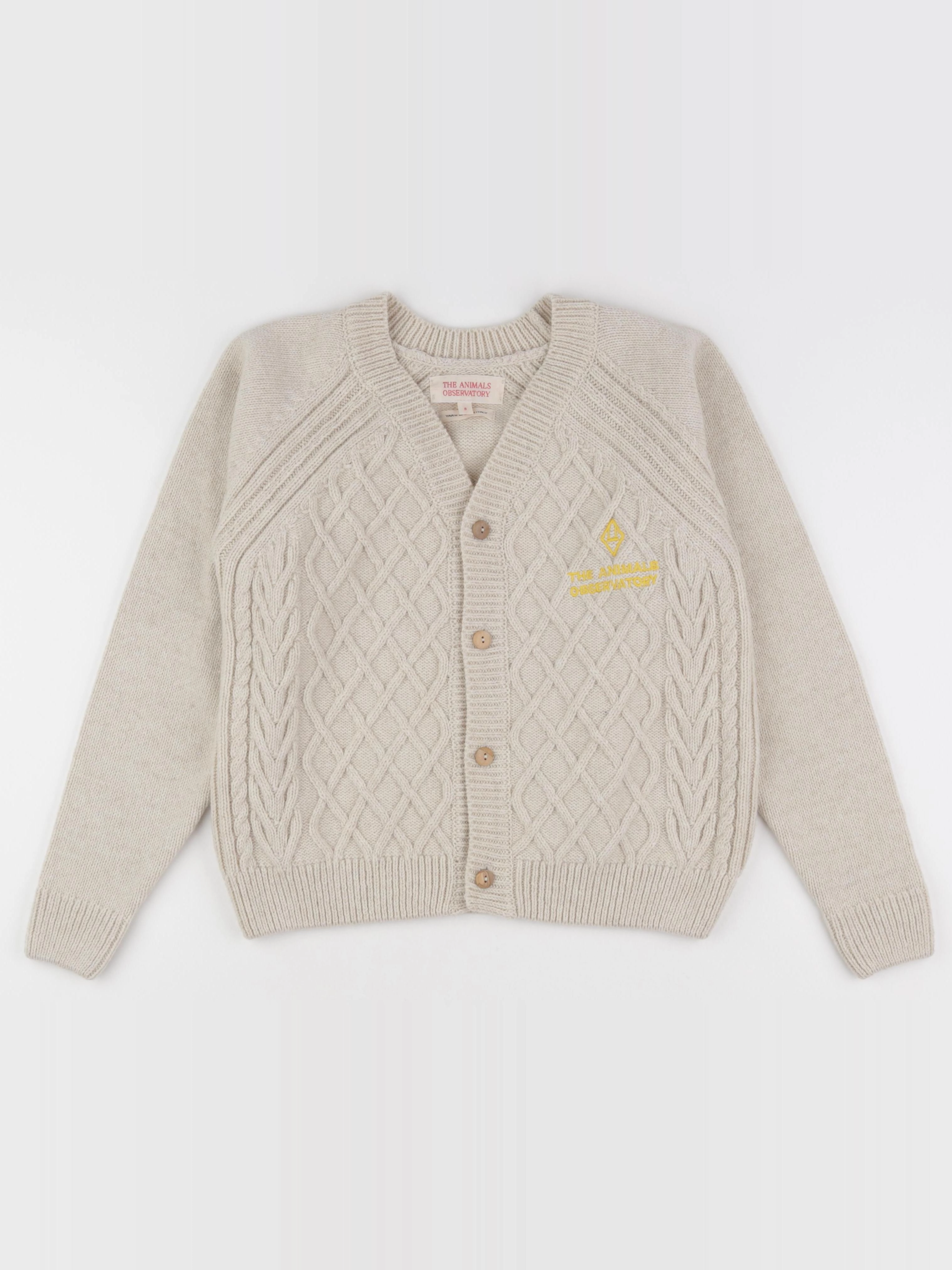 The animals observatory - gilet beige - 8 ans