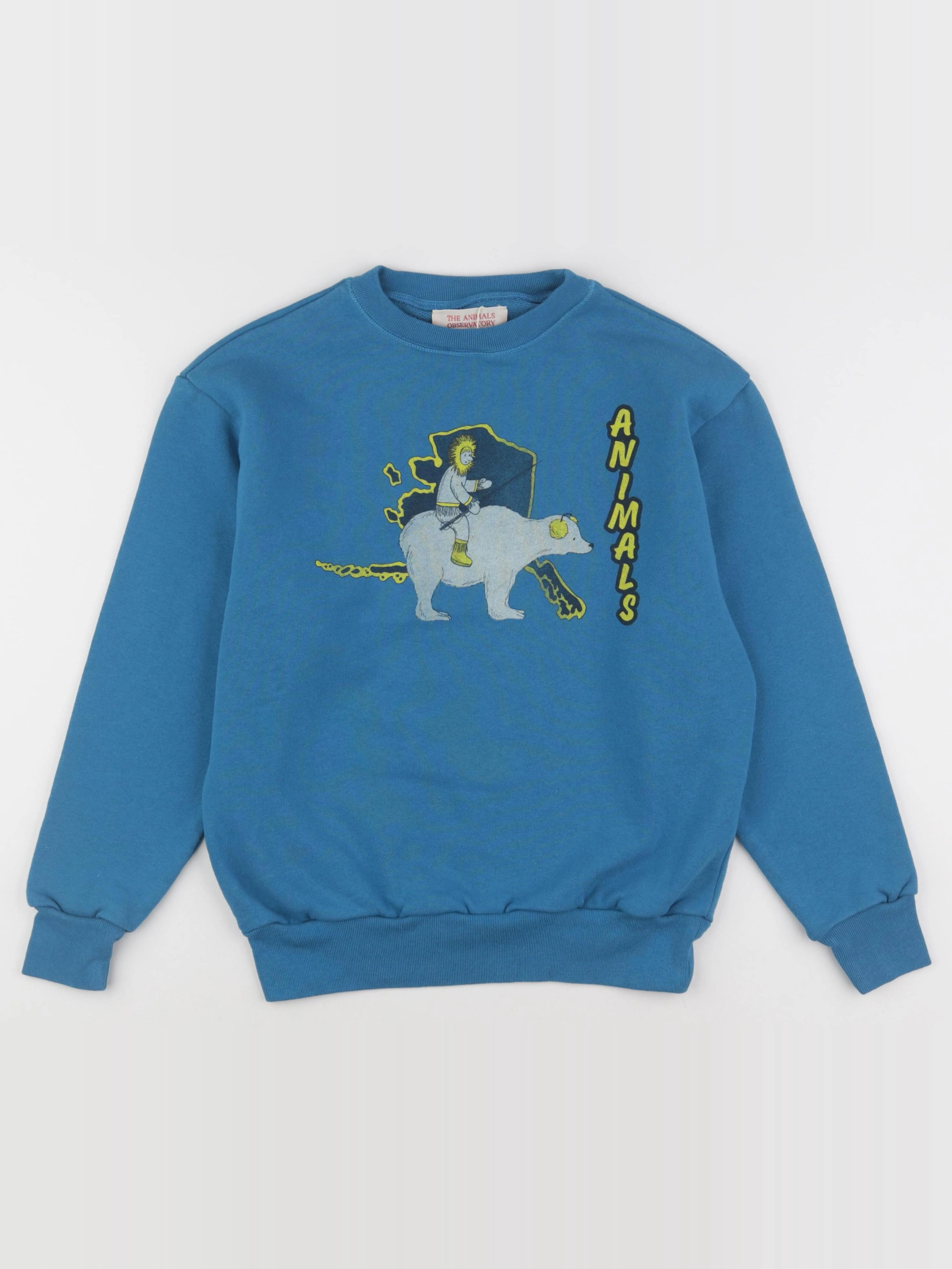 The animals observatory - sweat BEAR bleu - 12 ans