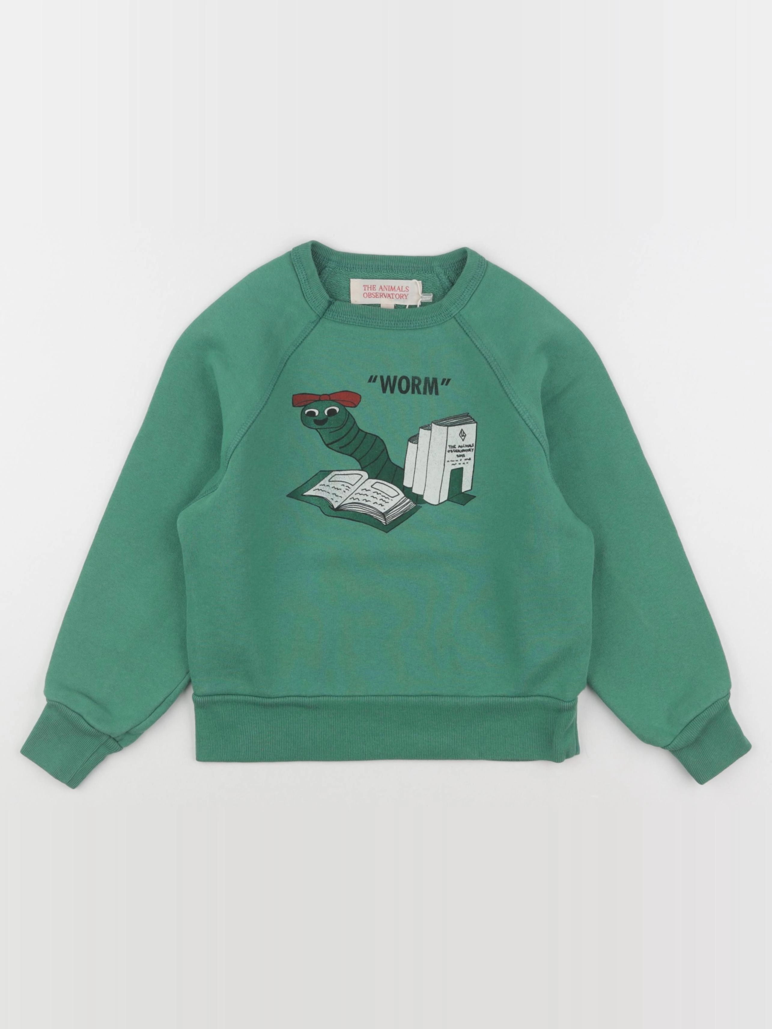 The animals observatory - sweat SHARK vert - 4 ans