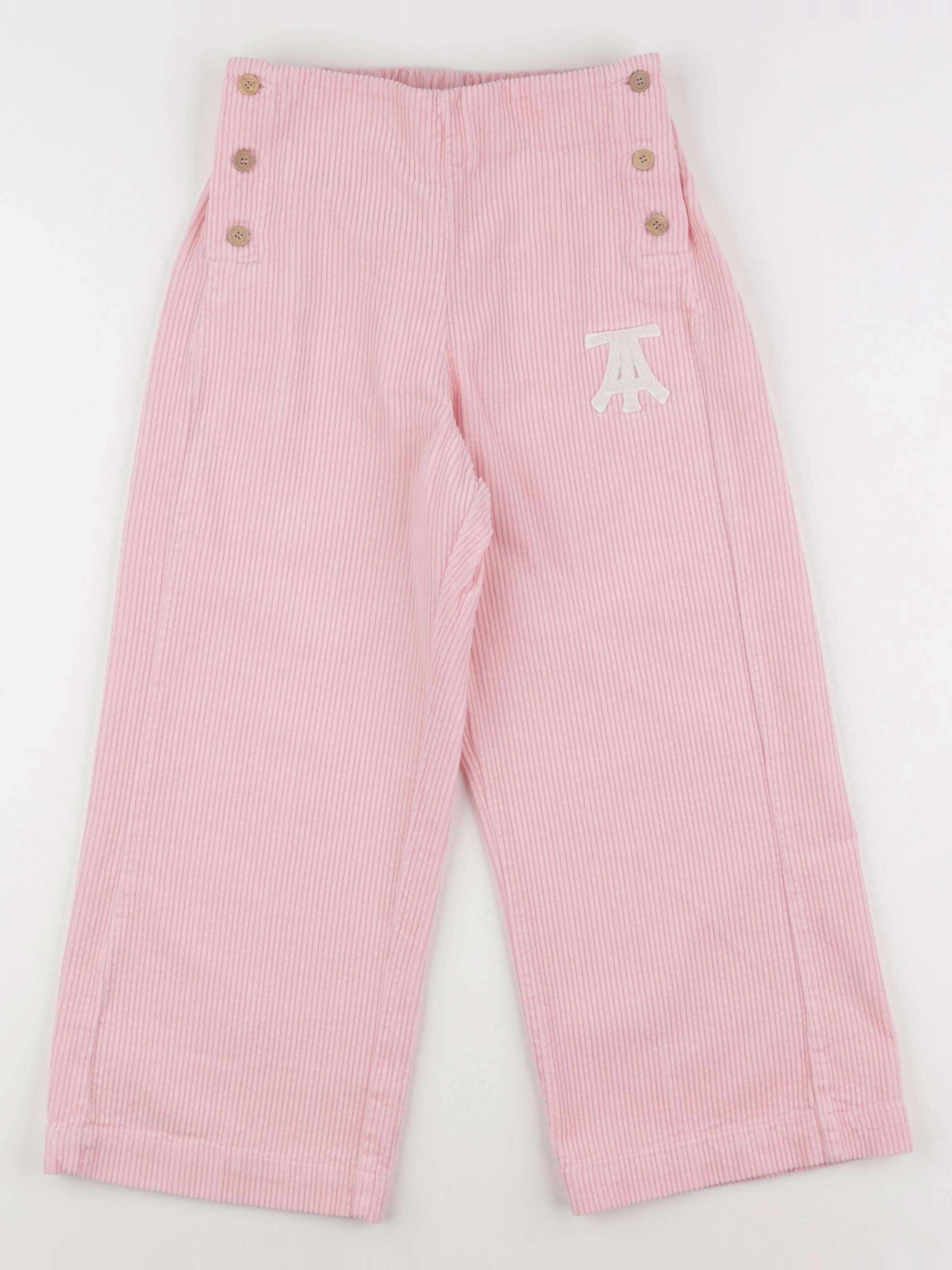 The animals observatory - pantalon CORDUROY PORCUPINE rose - 8 ans