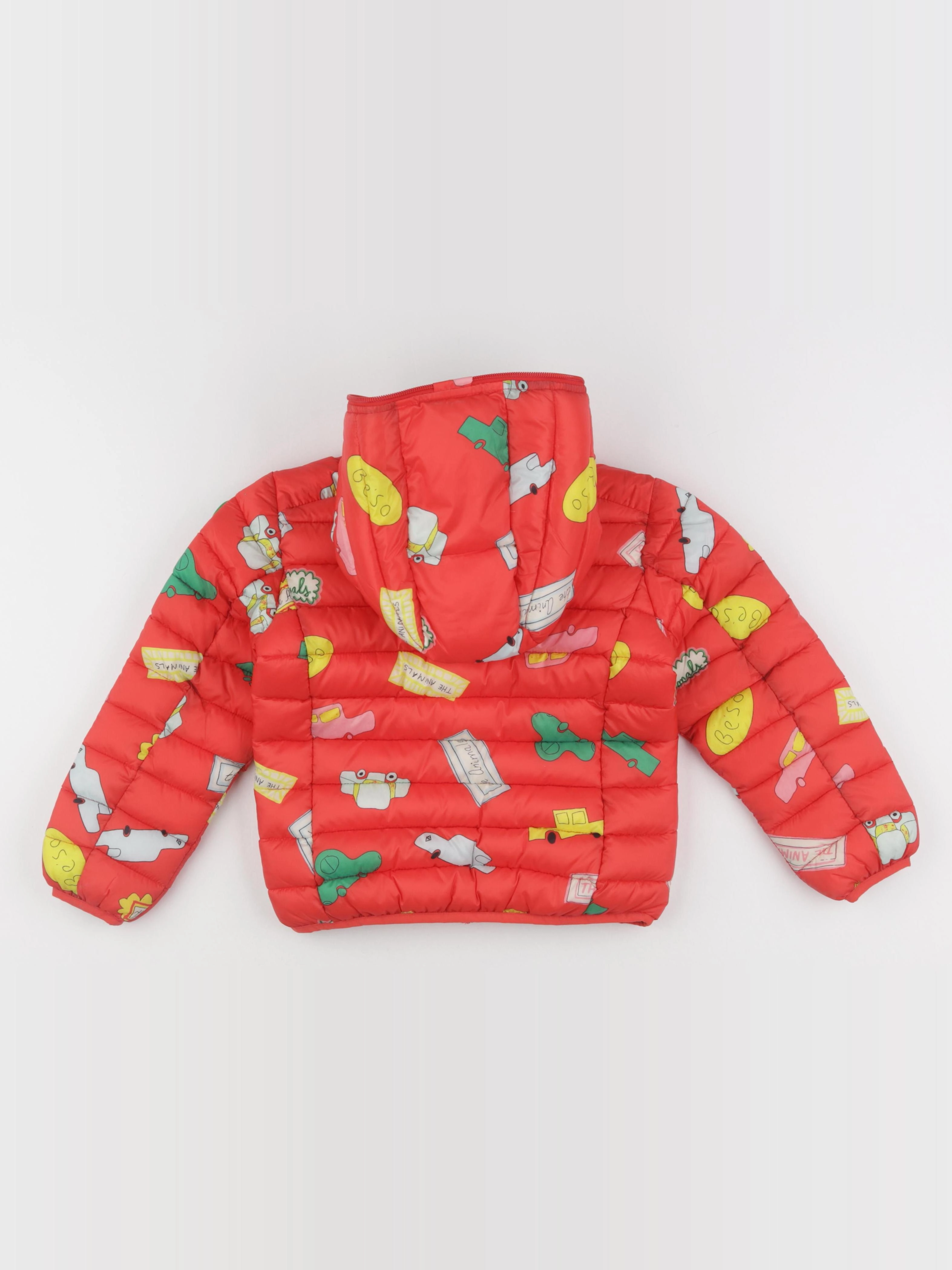 The animals observatory - doudoune rouge LOBSTER - 6 ans