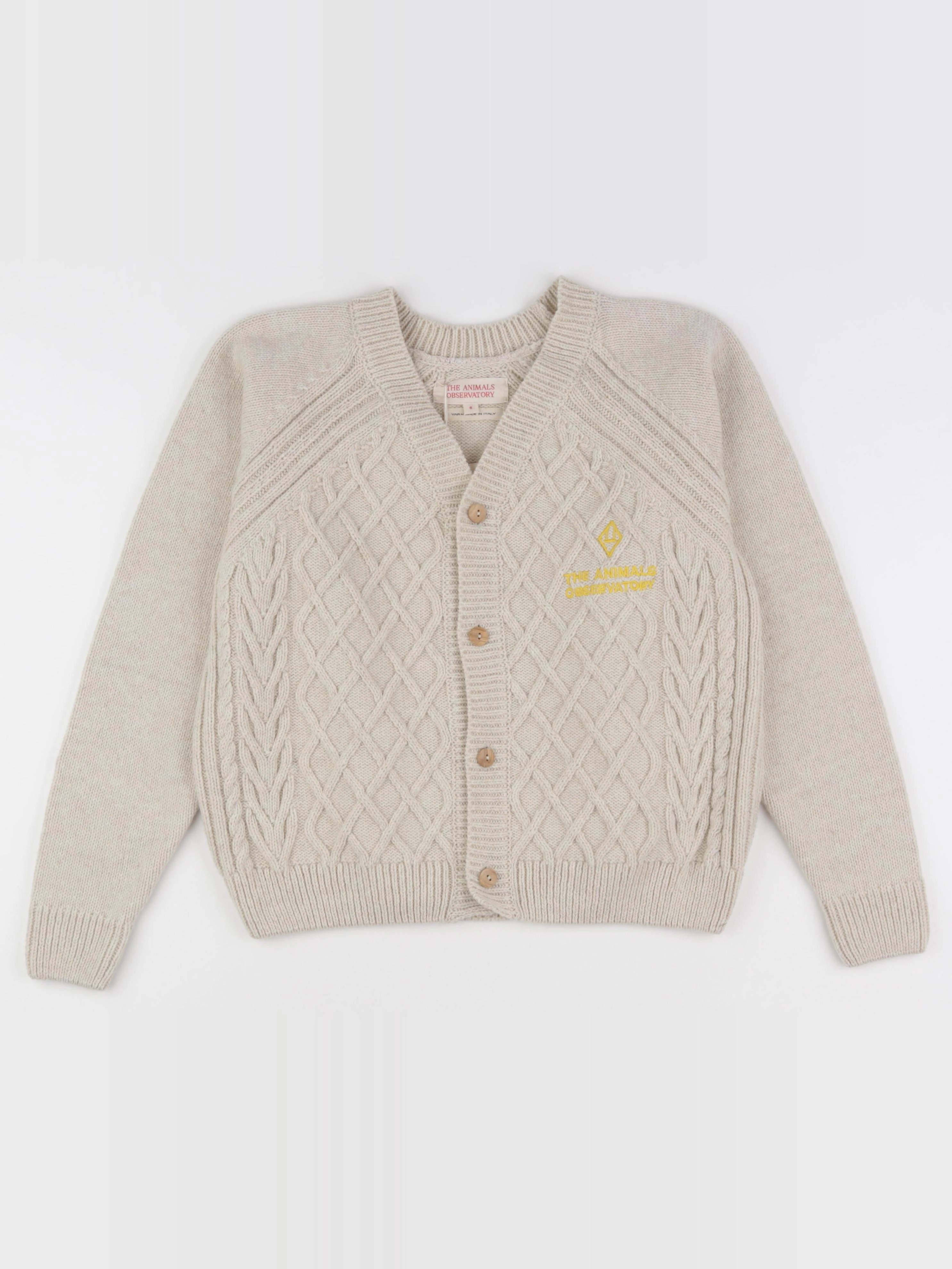 The animals observatory - gilet beige - 8 ans