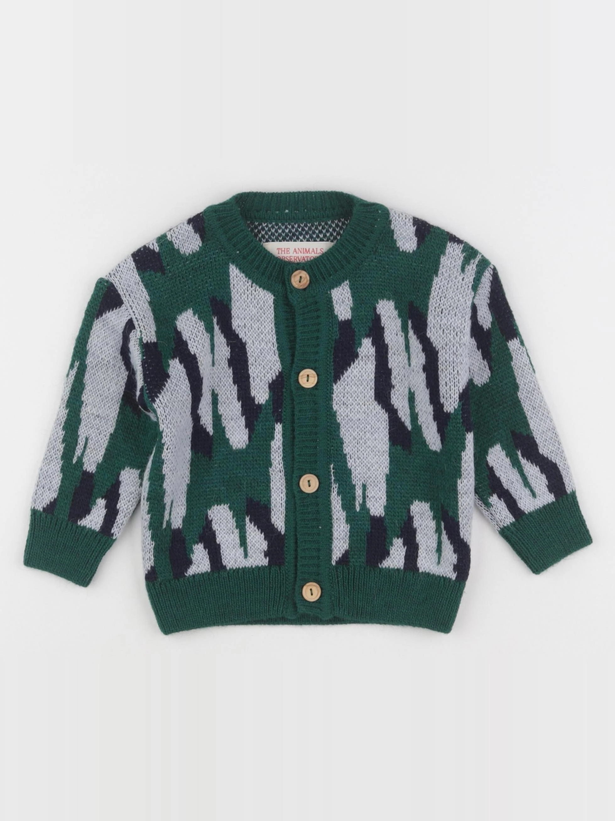 The animals observatory - gilet multicolore - 6 mois