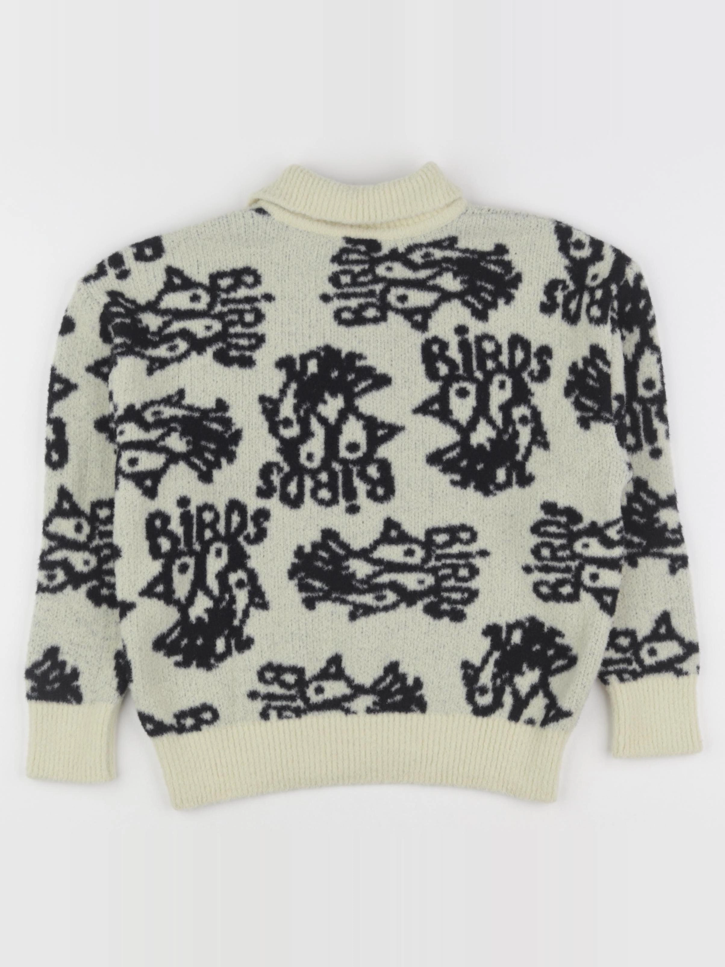 The animals observatory - pull beige, noir - 8 ans