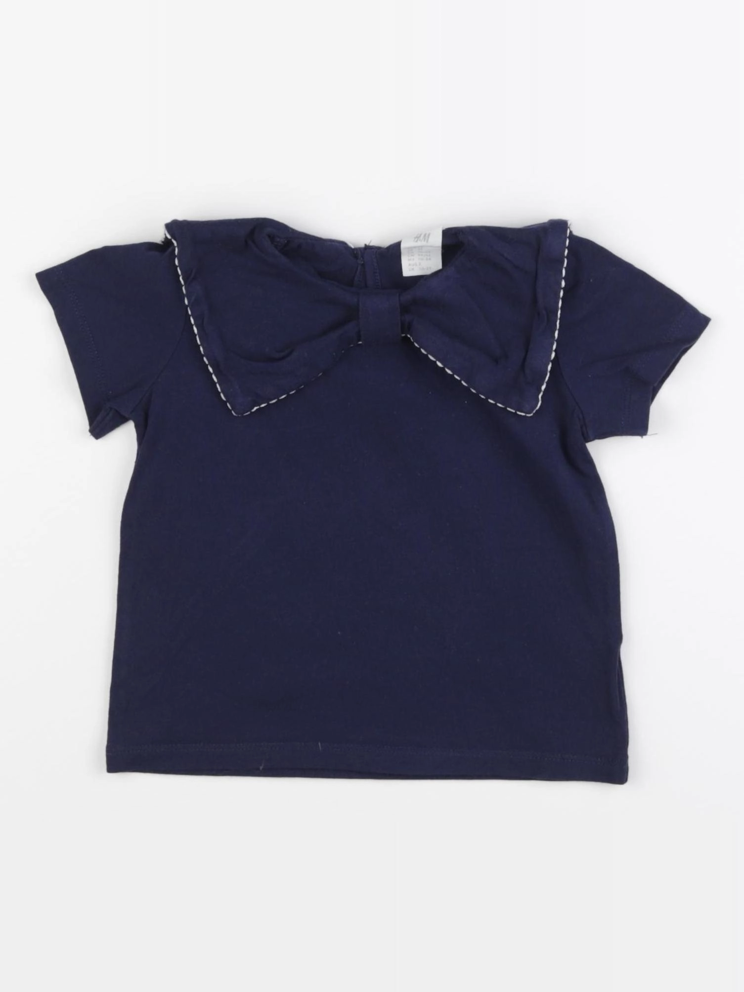 H&M - tee-shirt bleu - 18/24 mois