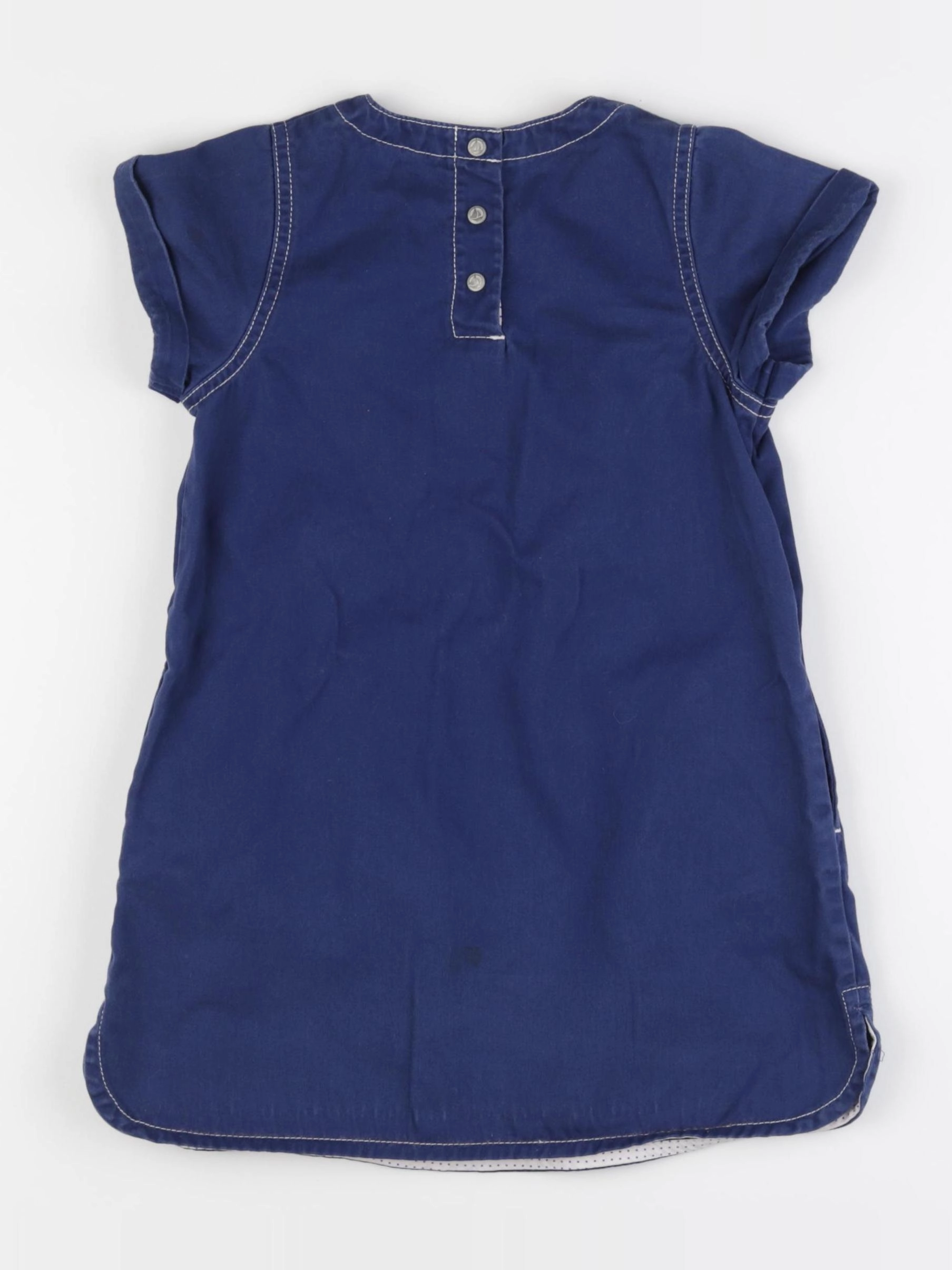 Petit Bateau - robe bleu - 4 ans