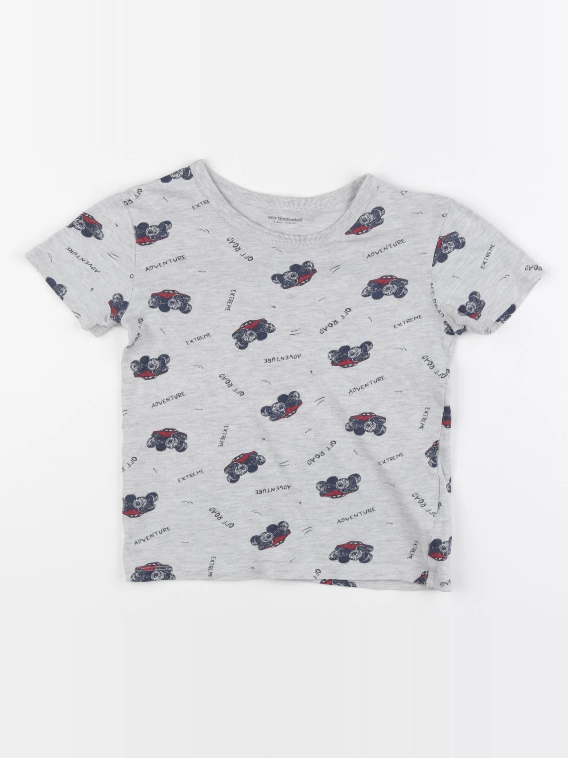 Vertbaudet - maillot de corps gris - 6 ans