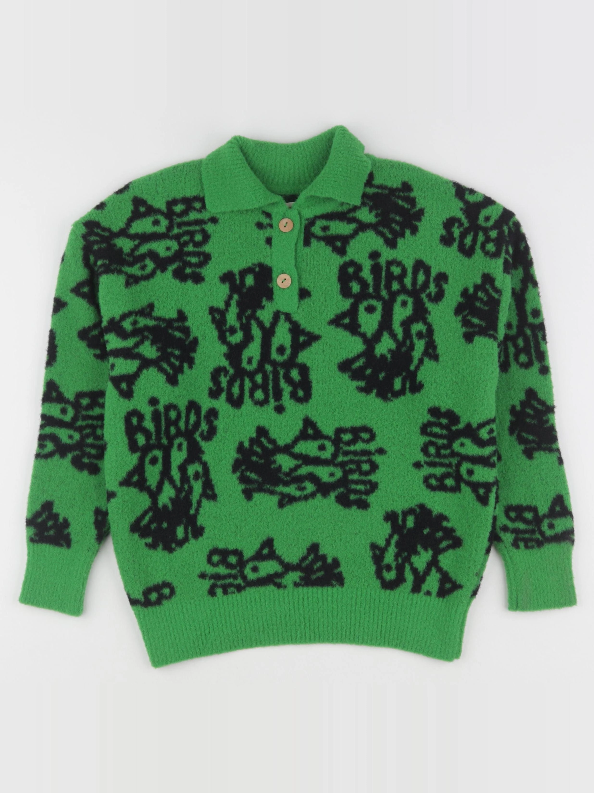 The animals observatory - pull vert, noir - 8 ans