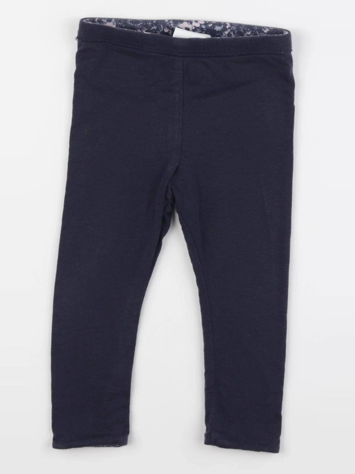 IKKS - legging bleu - 12 mois